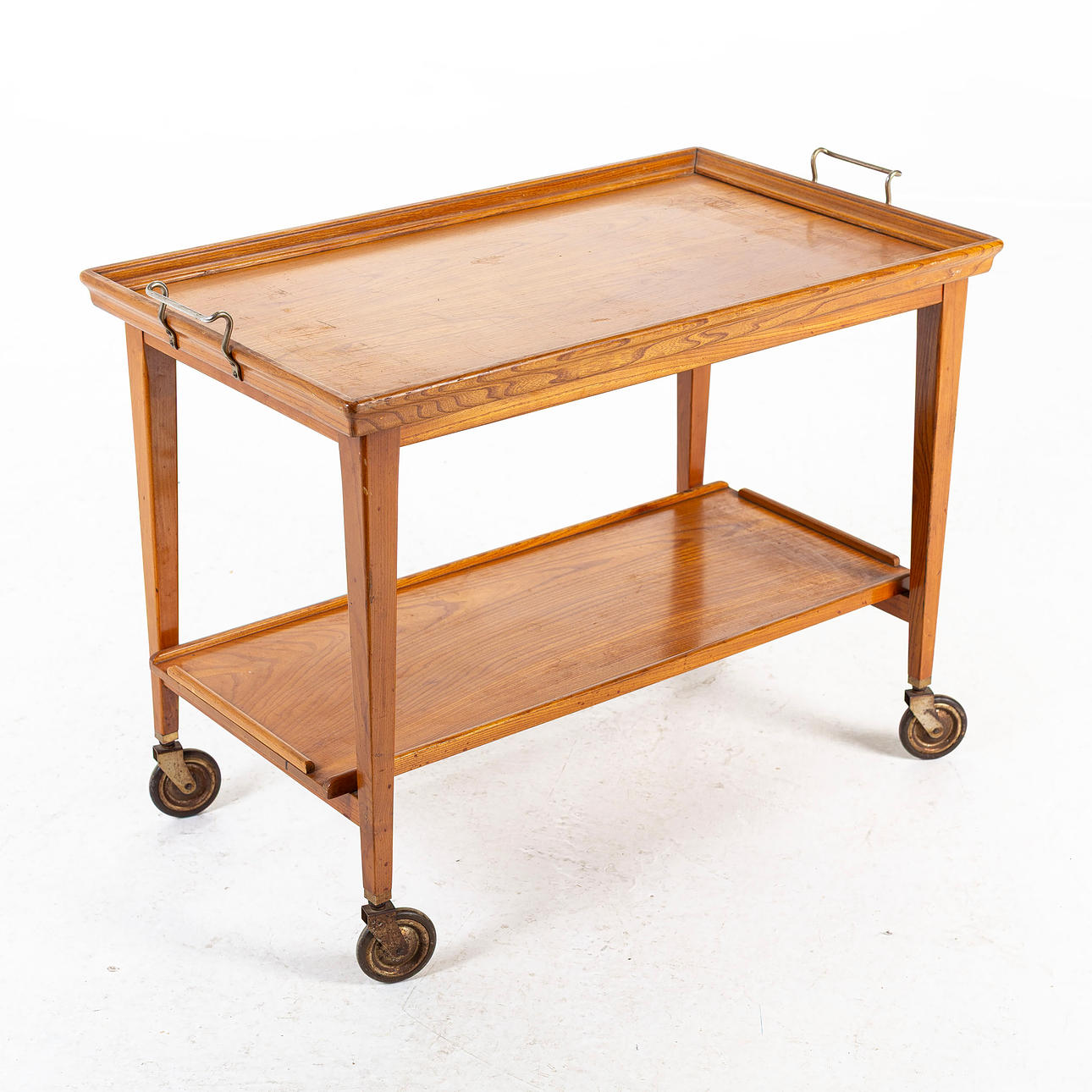 A serving trolley, probably Ferdinand Lundqvist, 1940s/50s.