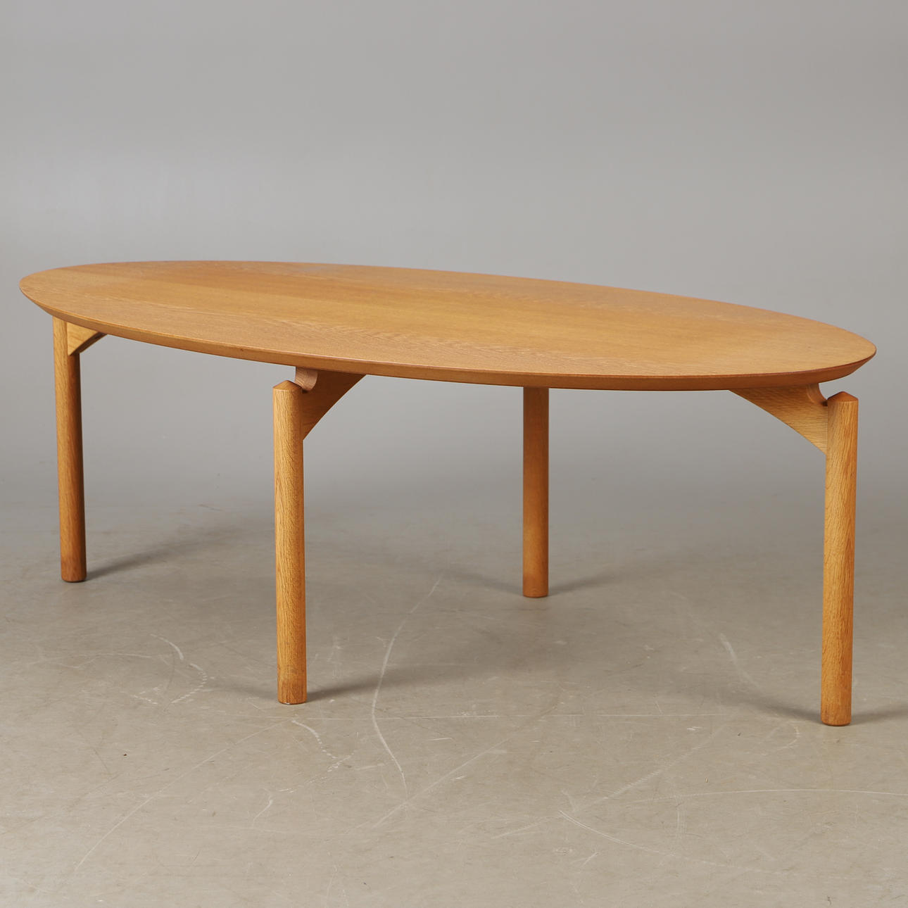 COFFEE TABLE, solid oak, PJ Furniture, Denmark.