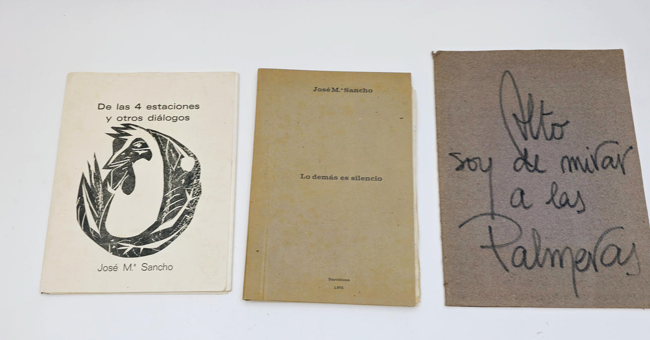 JOSE MARIA SANCHO. THE REST IS SILENCE. I'M TALL FROM LOOKING AT PALM TREES. OF THE 4 SEASONS AND OTHER DIALOGUES.