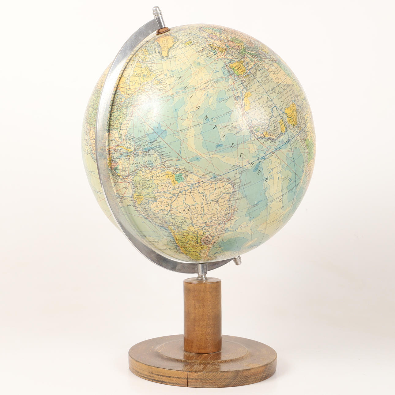 A globe, Germany, mid 20th century.