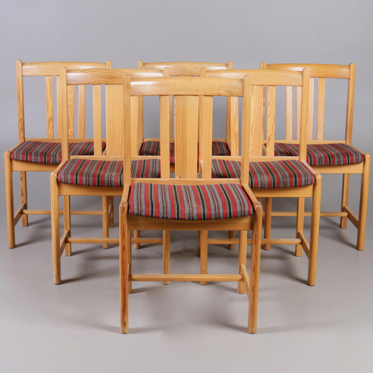 STOLAR, 6 st. Furu, CE Ekström, Alb. Johansson Hyssna, 1900-talets andra hälft.