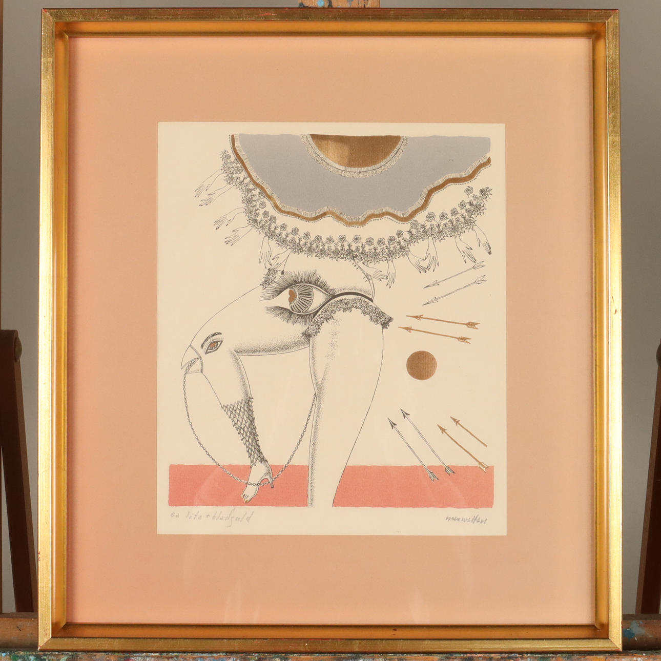 MAX WALTER SVANBERG. LITHOGRAPHY, signed and numbered.