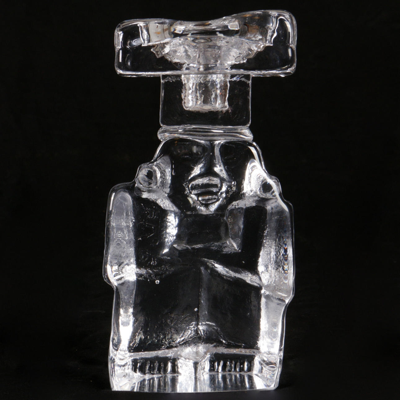 LJUSSTAKE, glas, Erik Höglund, Kosta Boda.