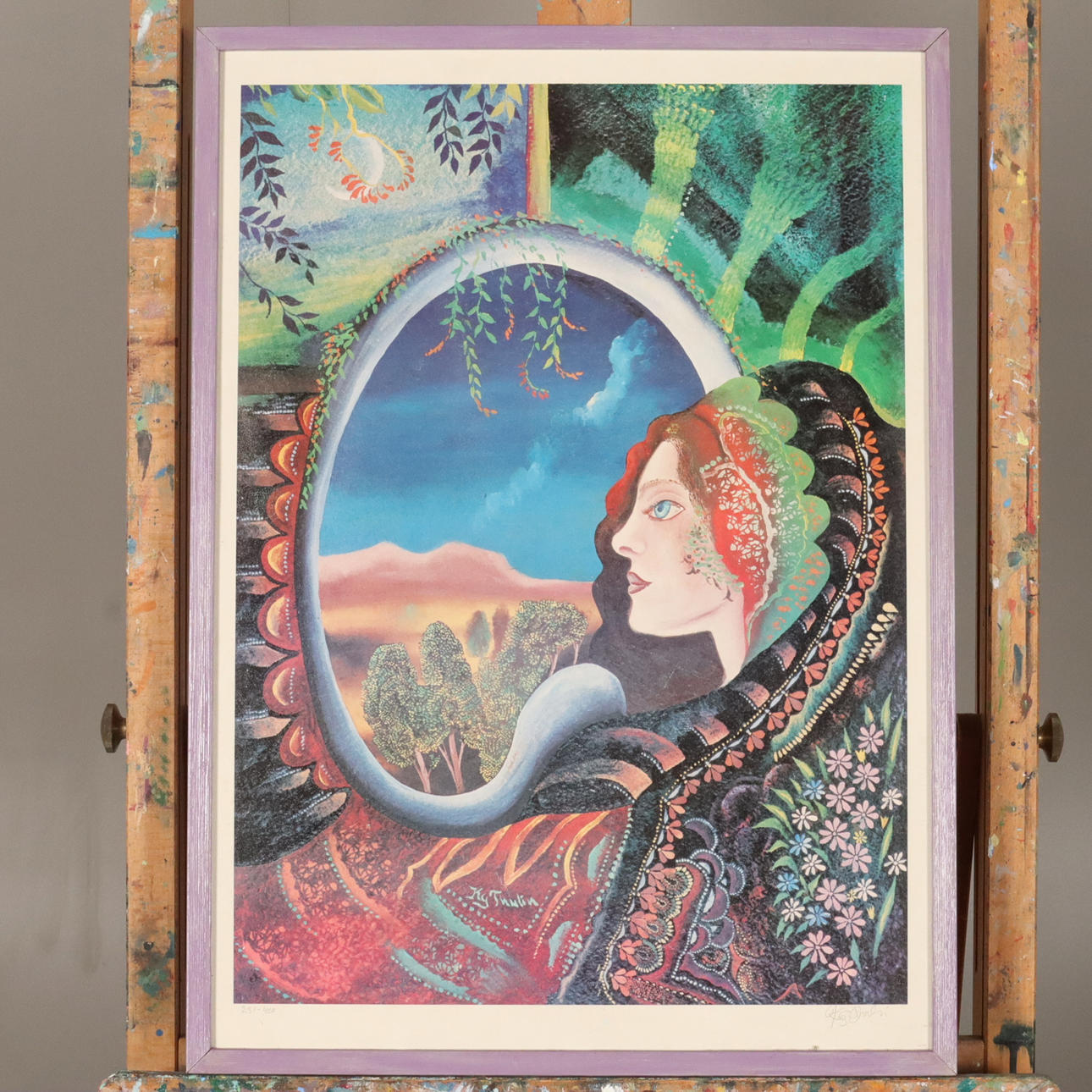 KARL GUSTAV THULIN. LITHOGRAPHY, signed and numbered.