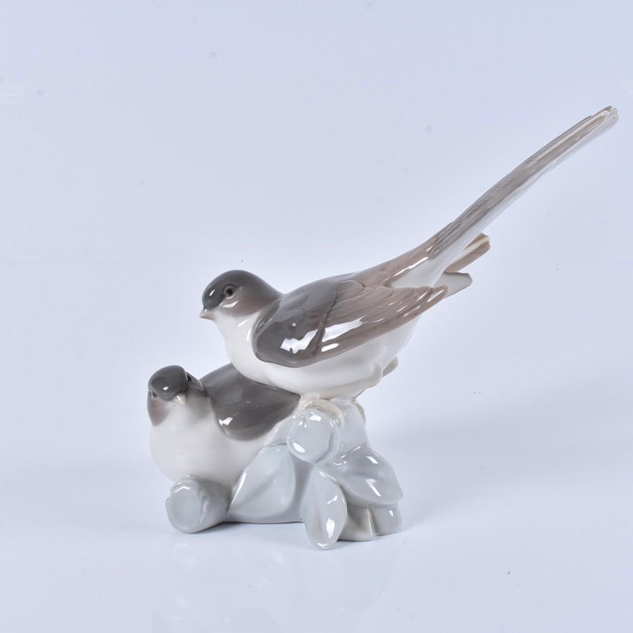FIGURINE, Porcelain, Birds, Lladro, Spain.