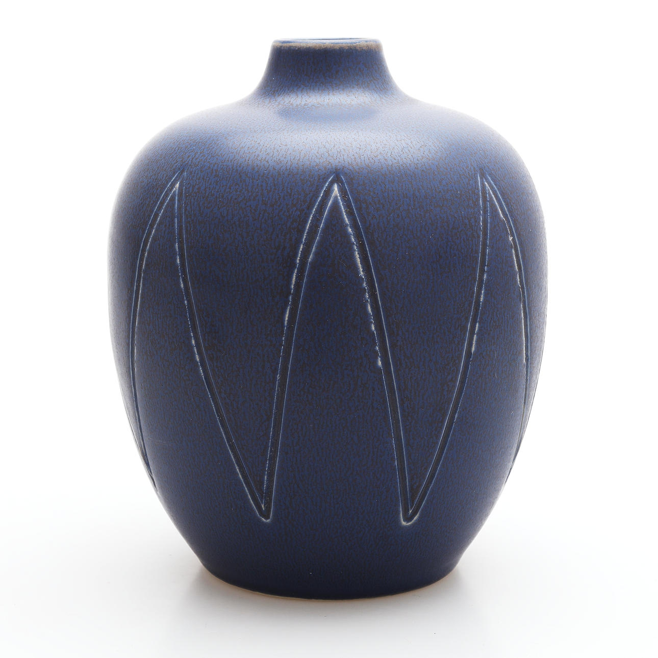 Eine Vase, glasiertes Steinzeug, Søholm, Bornholm.