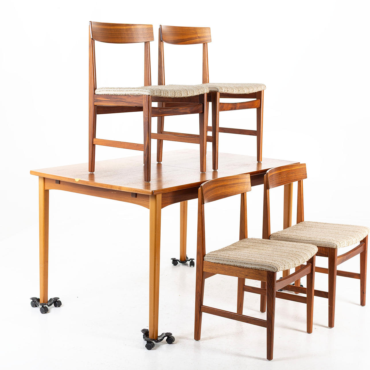 A five-piece dining group, 1960's.