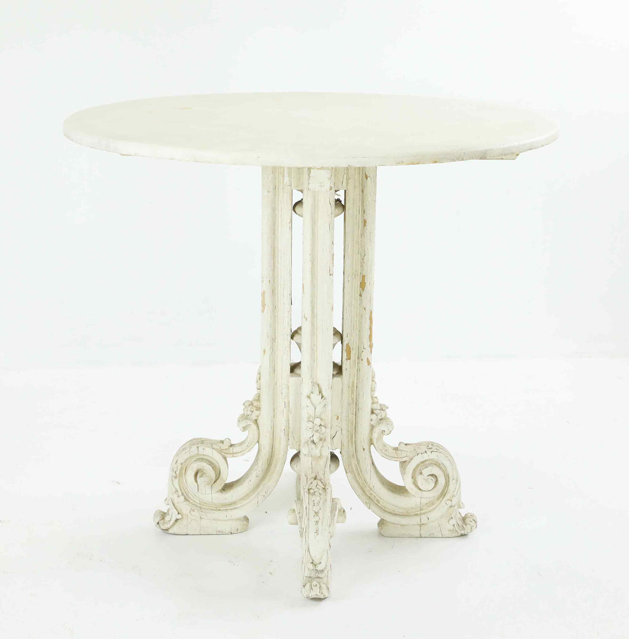 Puutarhapöytä, marmorinen 1900-luku.