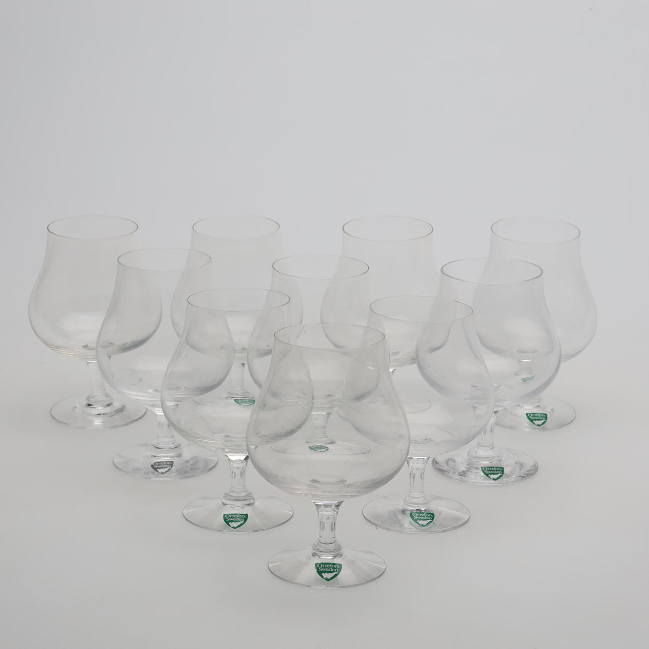 COGNAC CUPS 10 pcs, Orrefors.