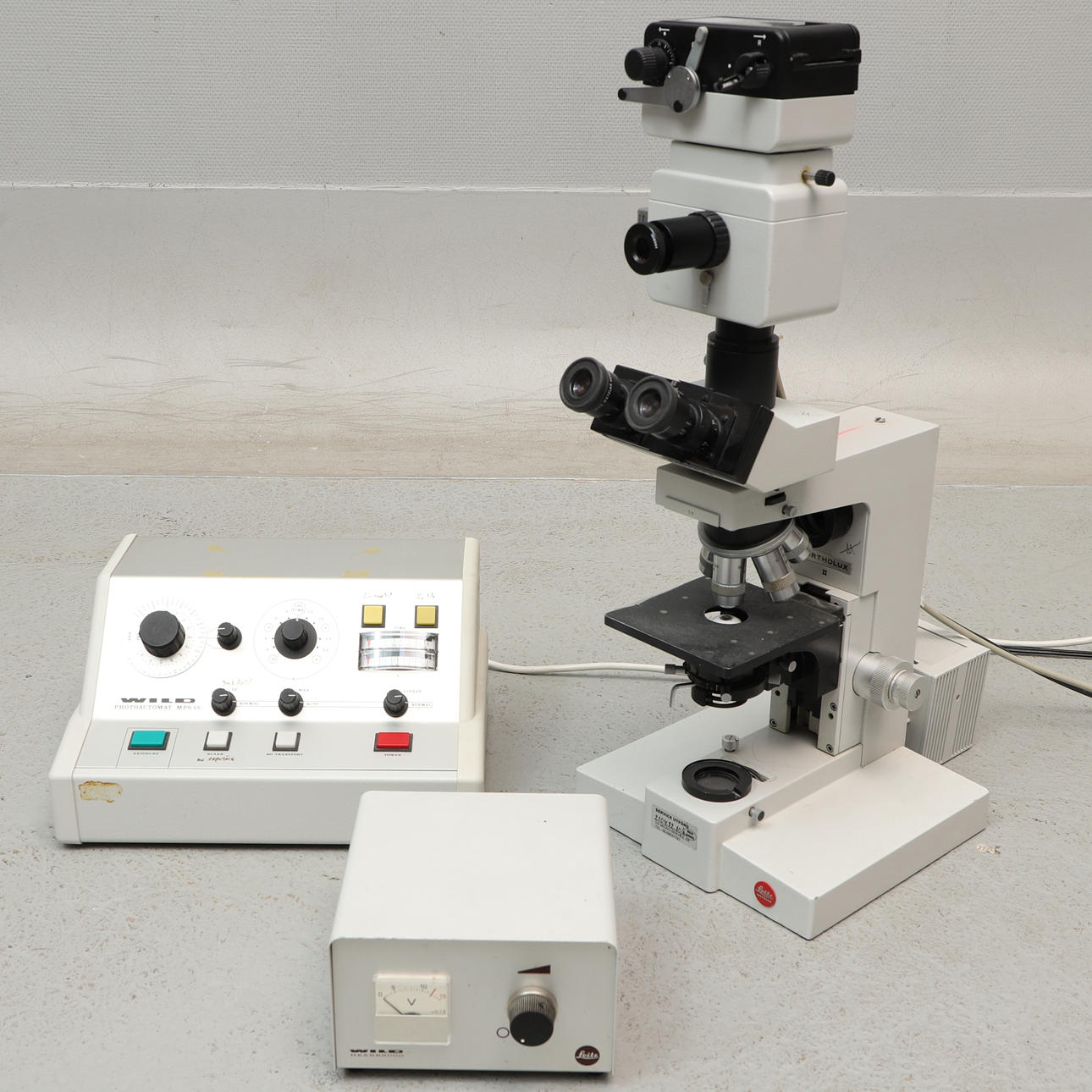 MICROSCOPE, Ortholux II, Leitz Wetzlar.