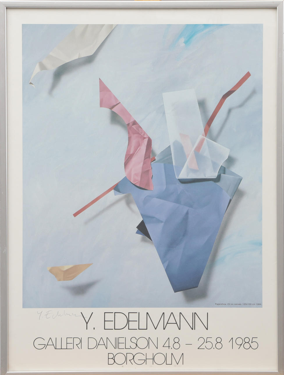 YRJÖ EDELMANN. POSTER, signed in pencil.