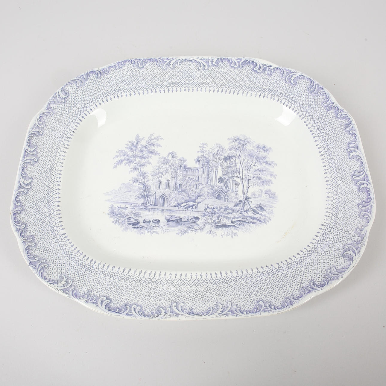 A flintware roasting dish, Rörstrand, 19th century.