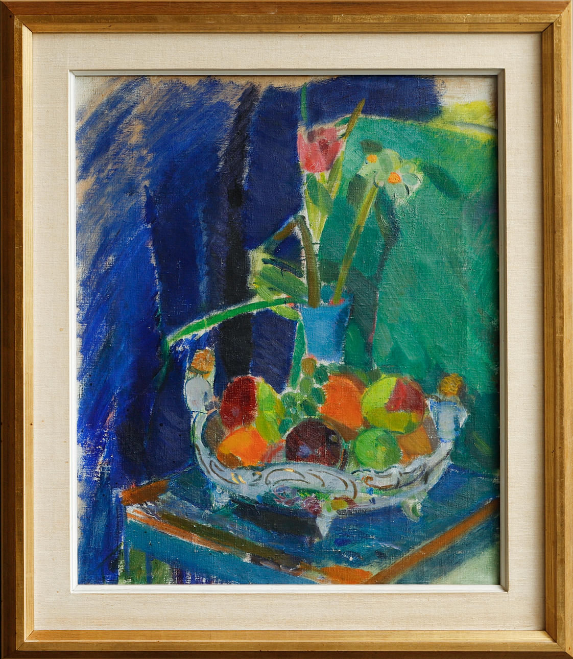 WILGOT OLSSON. Still life, oil on canvas, unsigned.