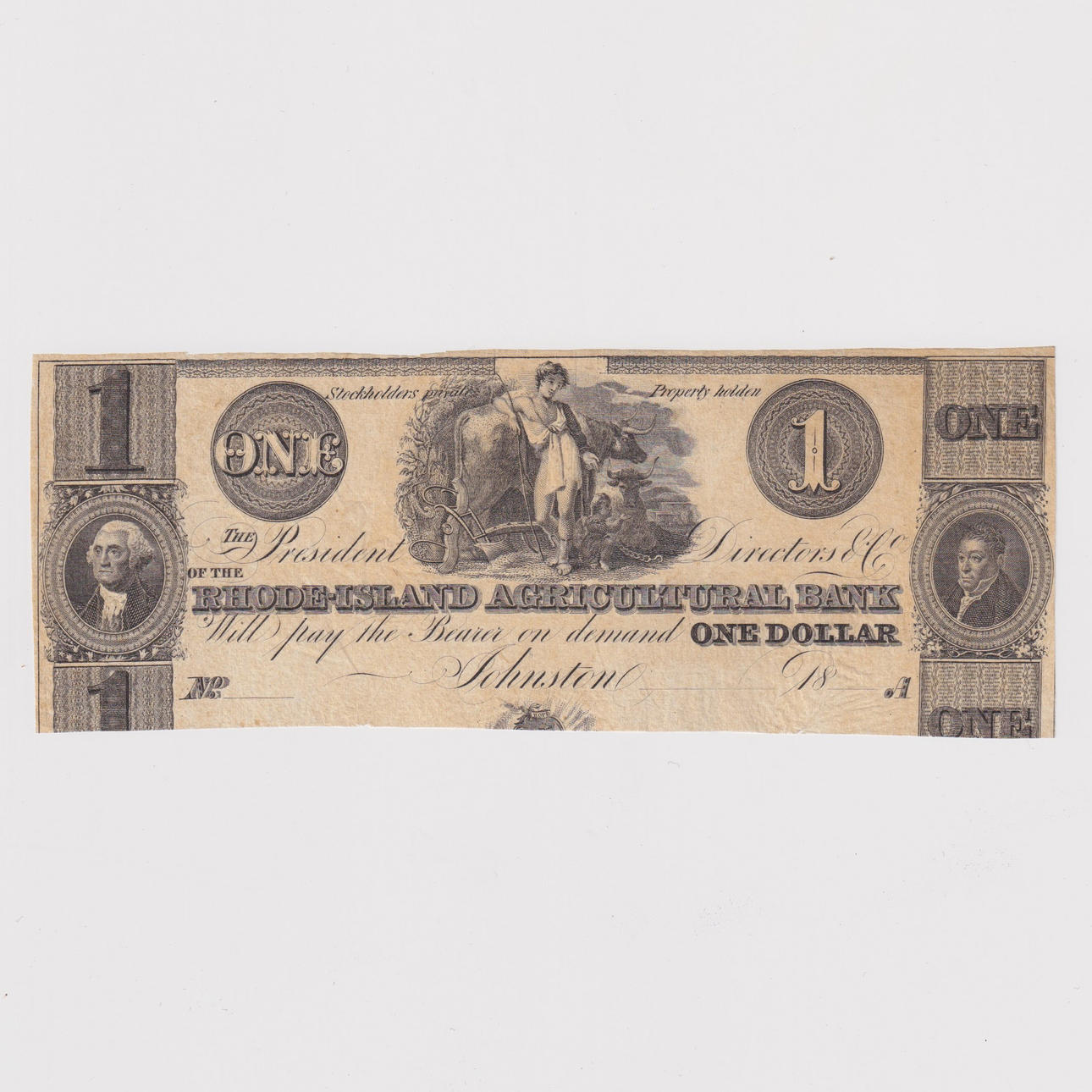A ONE DOLLAR ERROR BANK NOTE USA.