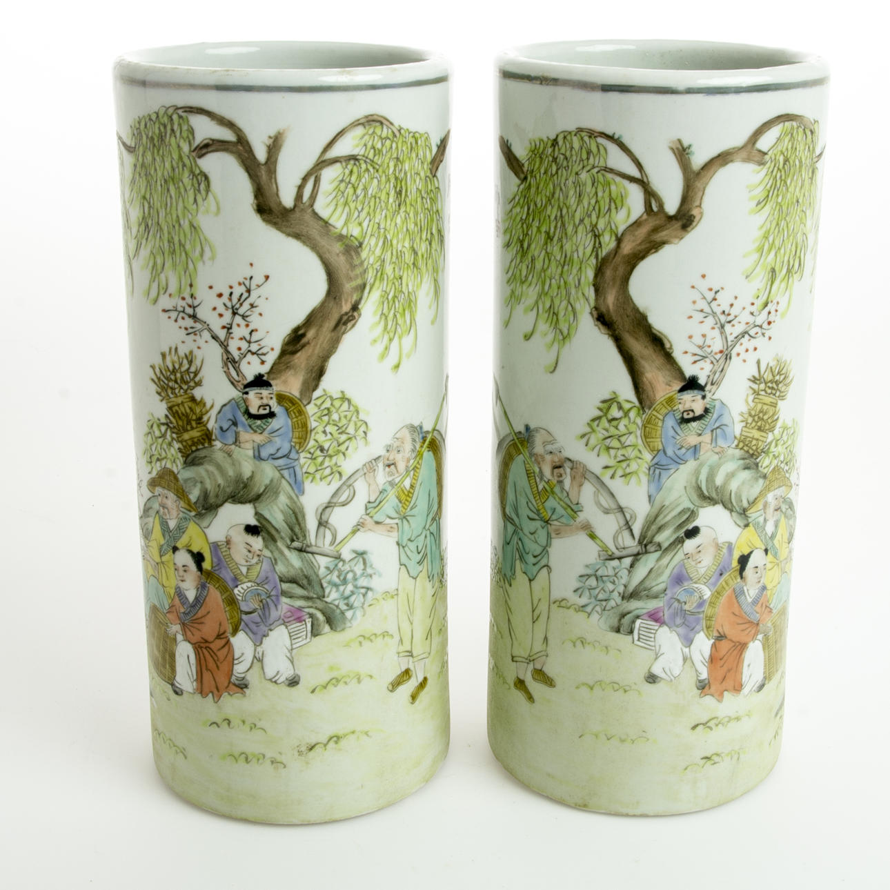 PENSELVASER, sk Brusch pots, Kina, samtida.