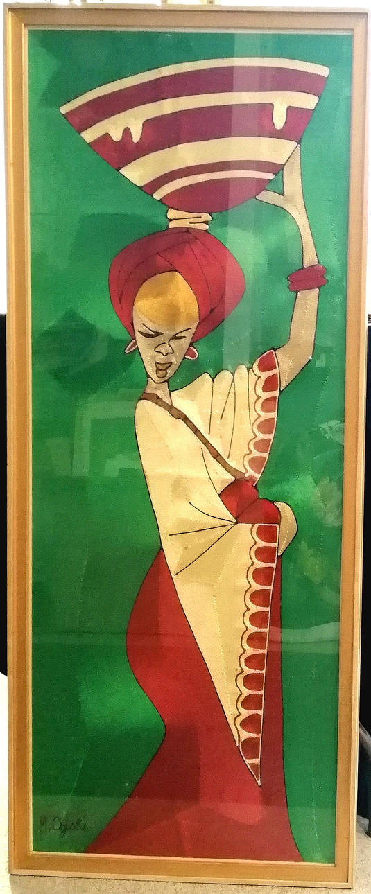 MARTINS OGBAKI AFRICAN STRING ARTWORK.