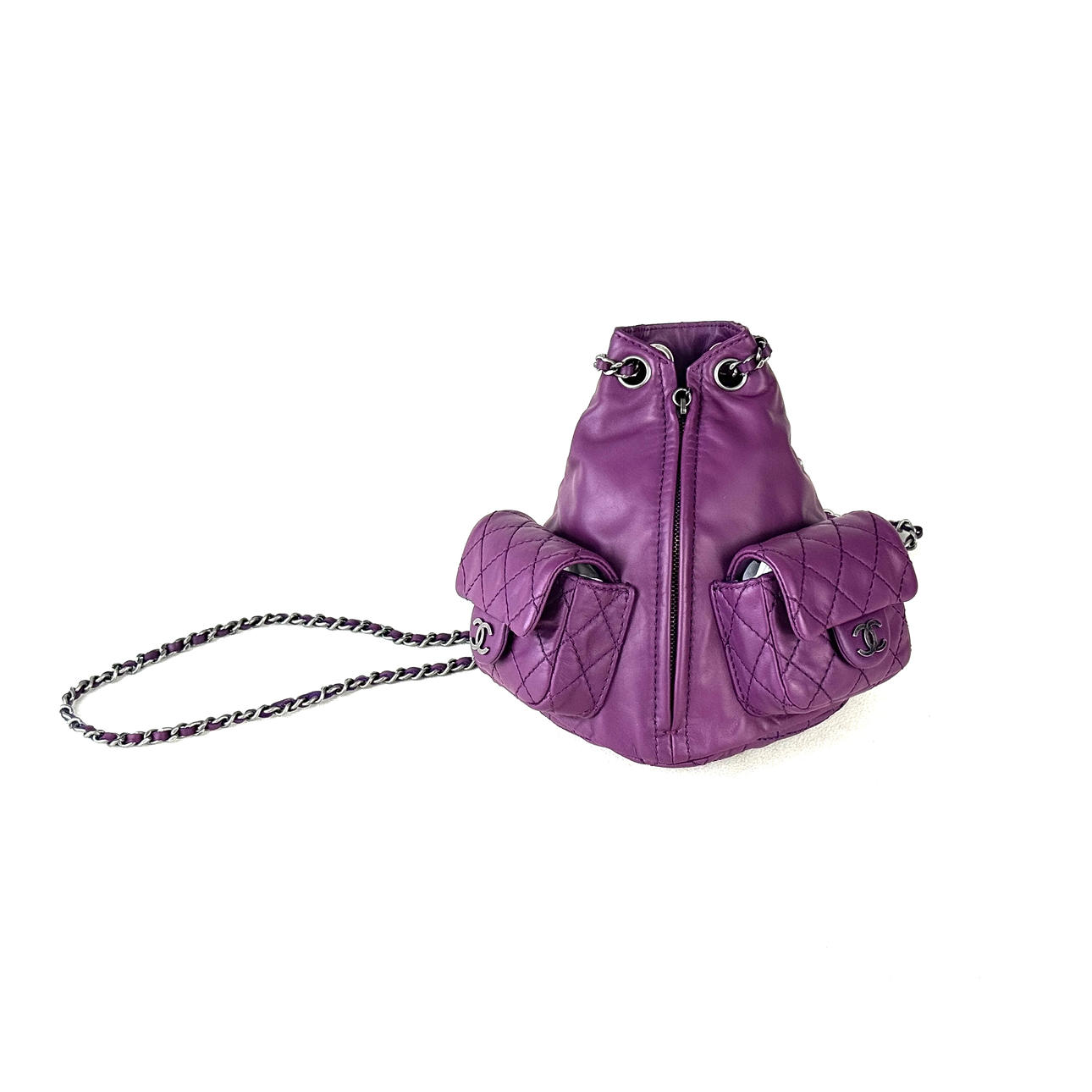 CHANEL 'SAC A DOS' BAG.