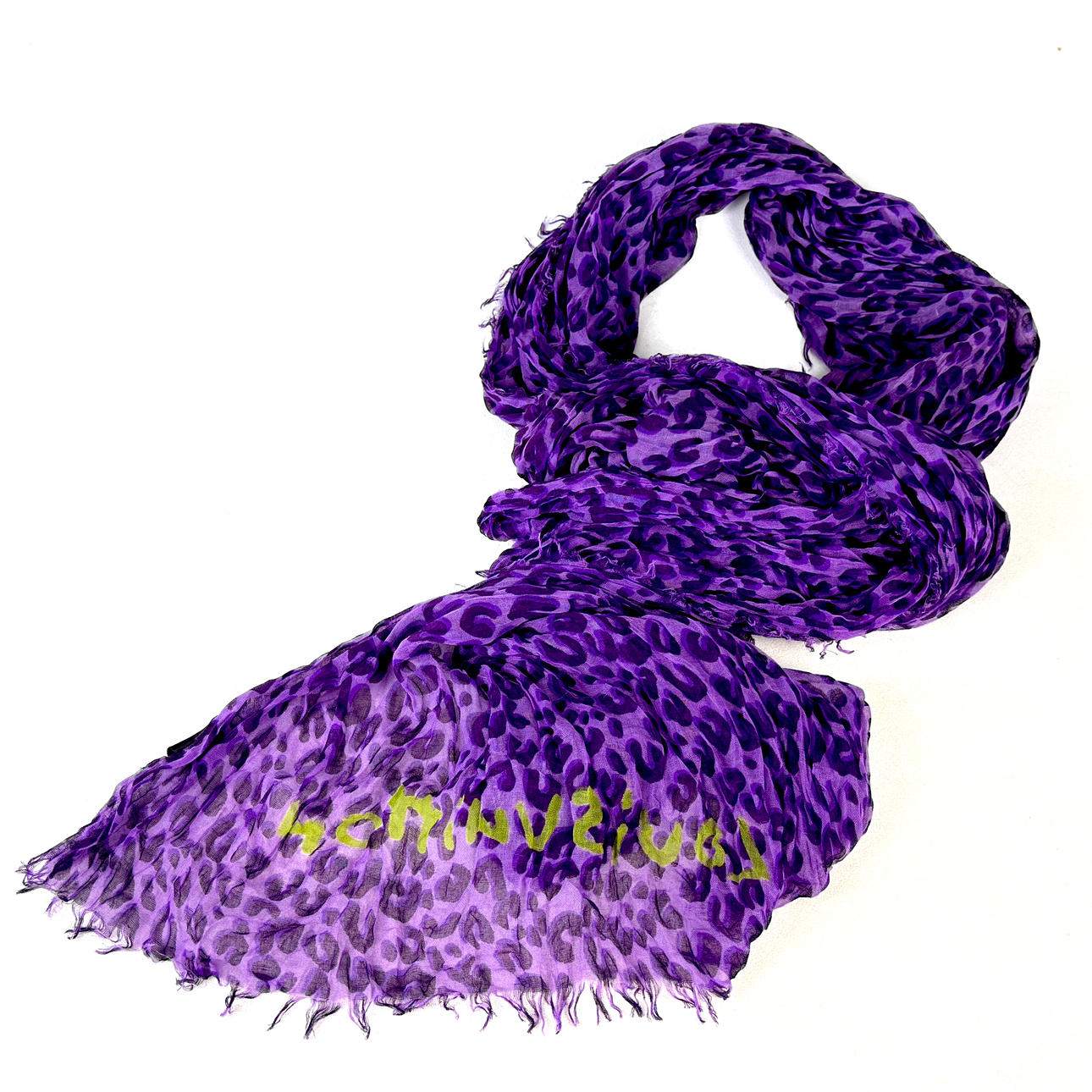 LOUIS VUITTON X STEPHEN SPROUSE LEOPARDENSCHAL.