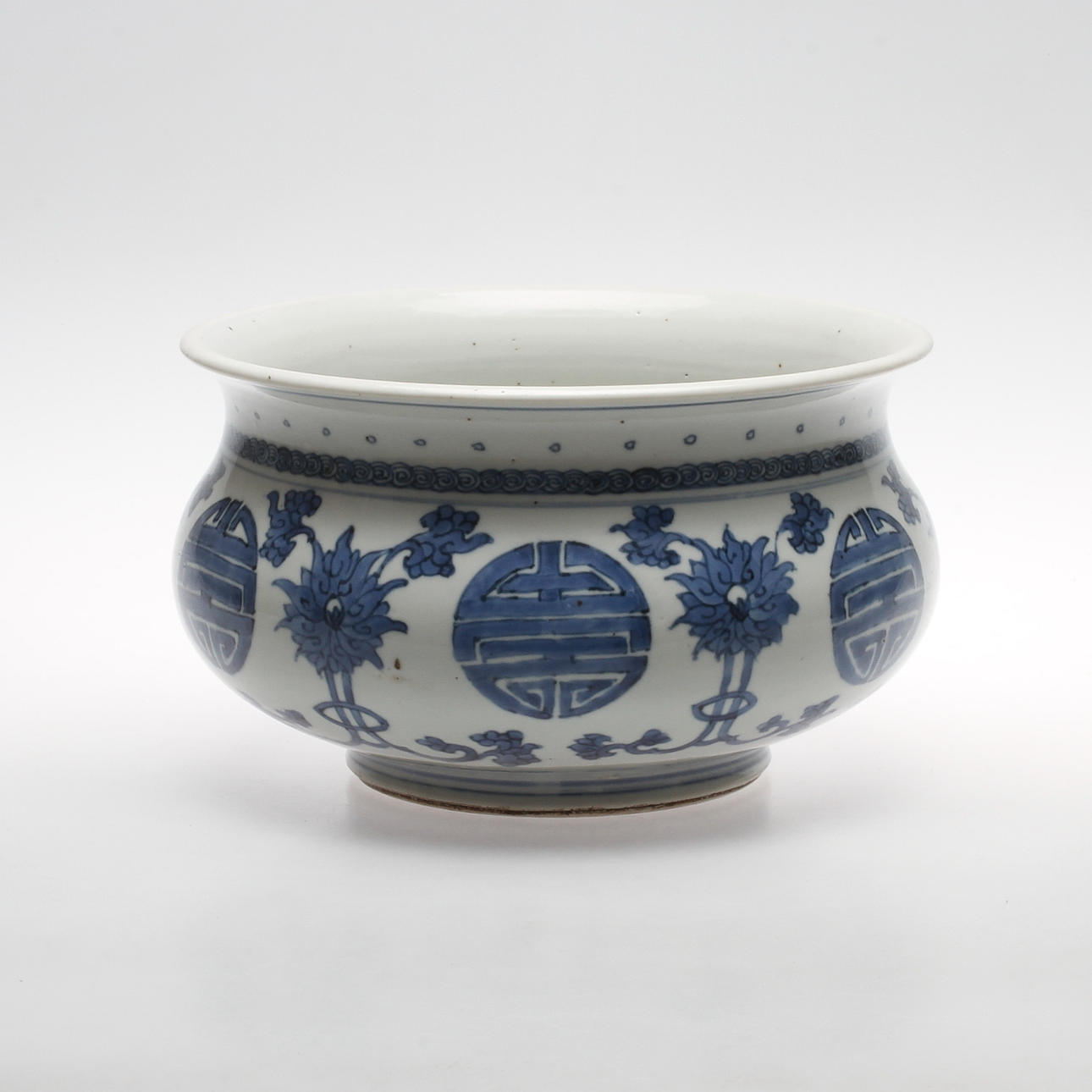 RÖKELSEKAR, porslin, Kina, Qing dynastin (1644-1912).