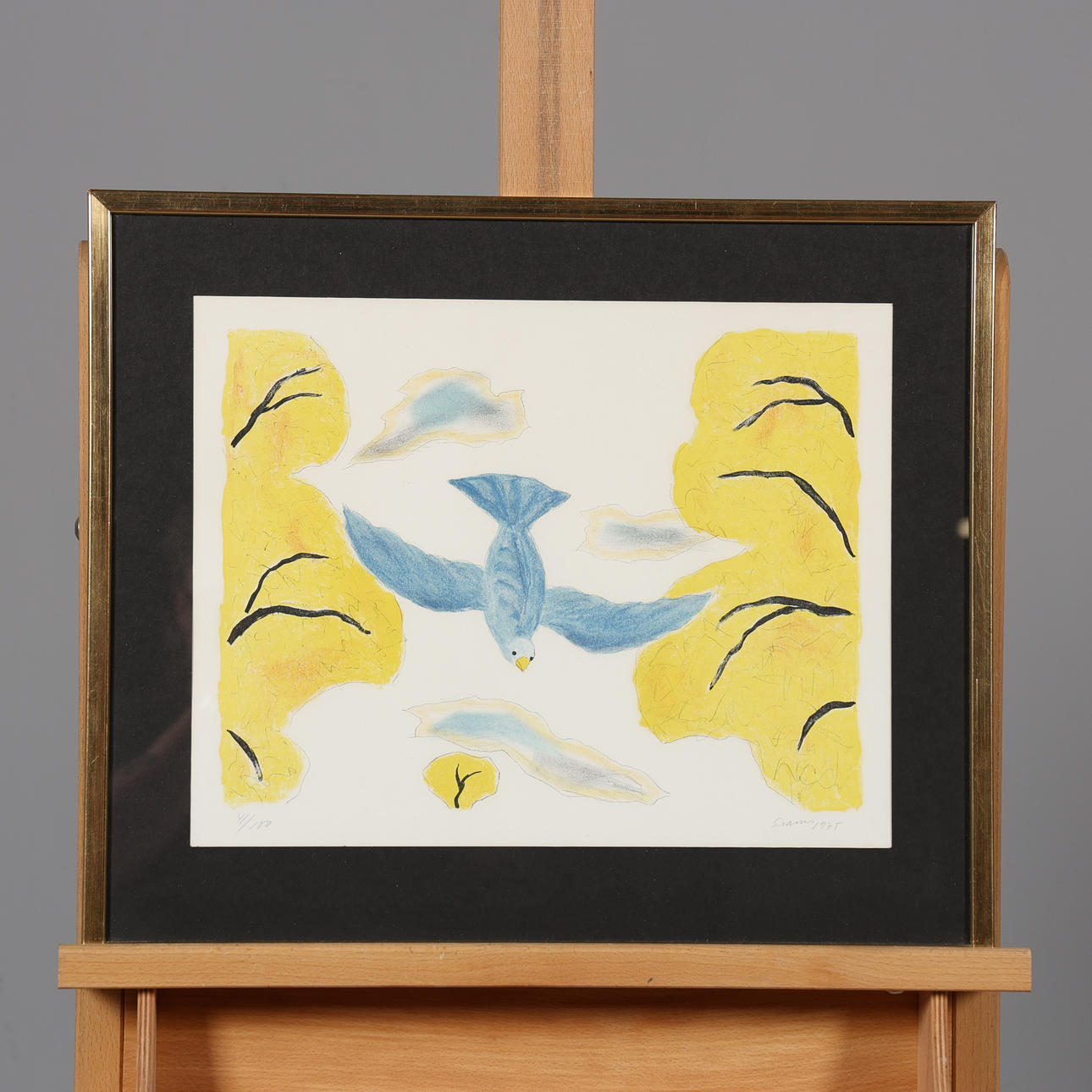 LENNART GRAM. LITHOGRAPH, signed, numbered 41/100.