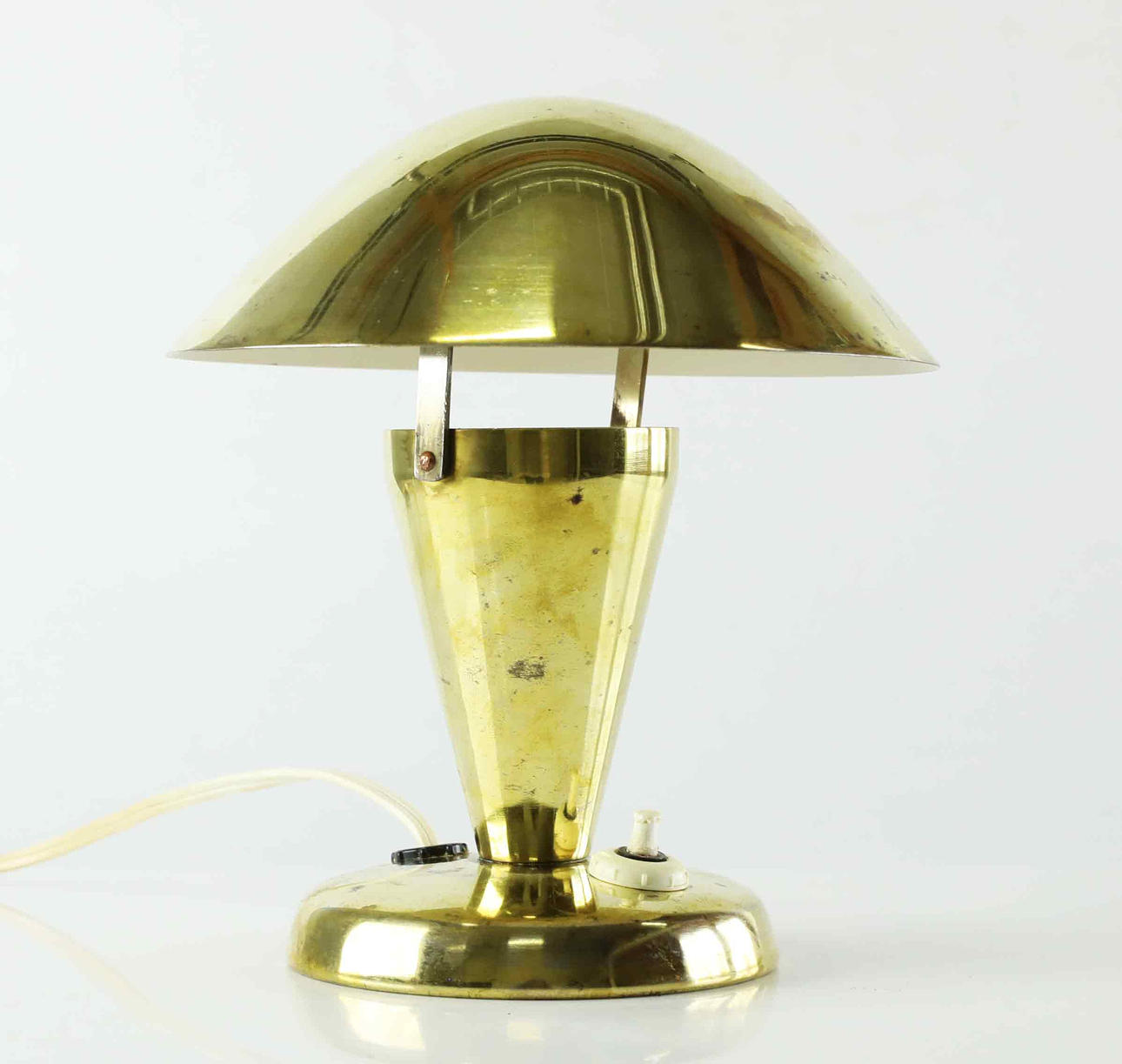 A Josef Hurka table lamp, Napako, the first staple of the 20th century.