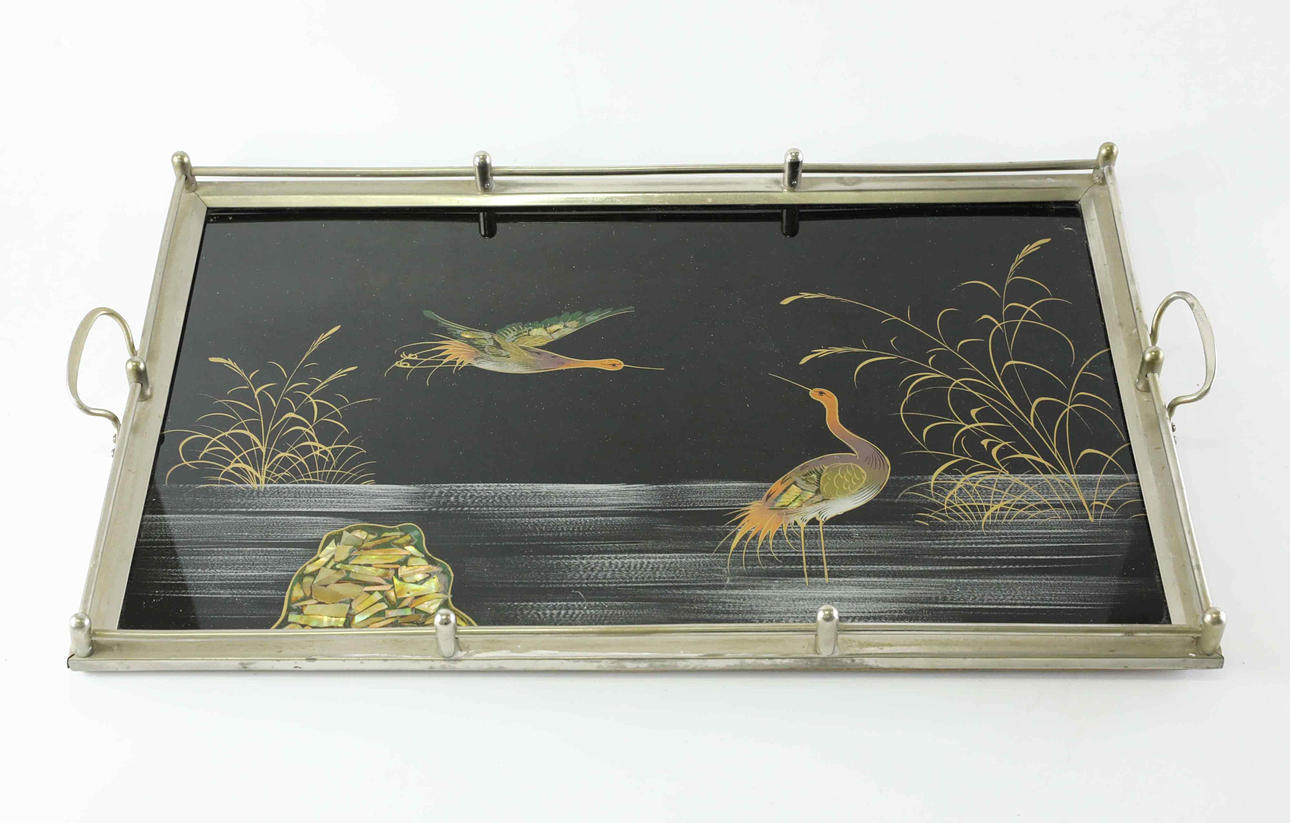 Serviertablett, Jugendstil, Anfang 1900.