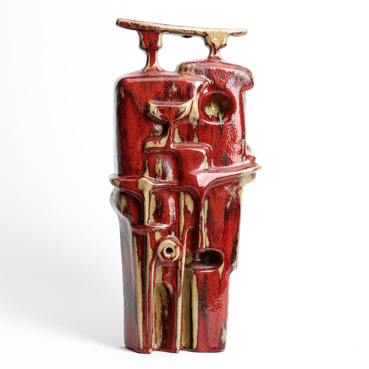 OKÄND FORMGIVARE. Sculpture, figurine group, stoneware, unsigned.