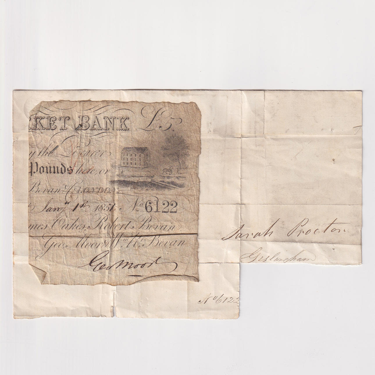 HALF STOWMARKET £5 BANK NOTE.