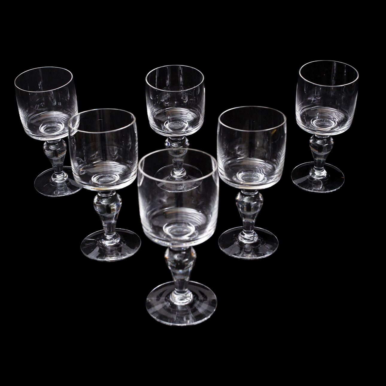 BERTIL VALLIEN. Beer glasses, 6 pieces, Dragon.