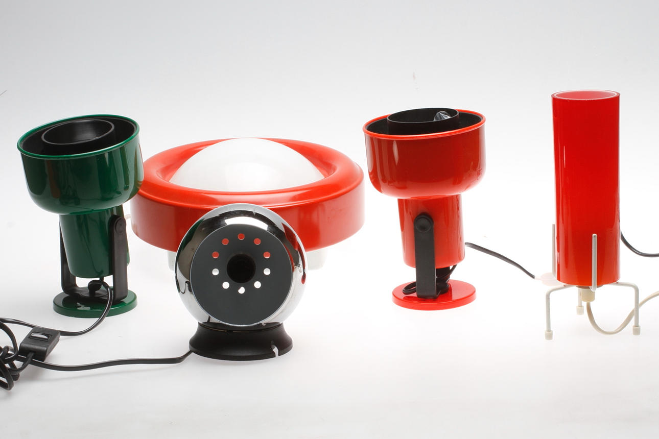 LAMPOR, 5 st, 1900-talets andra hälft.