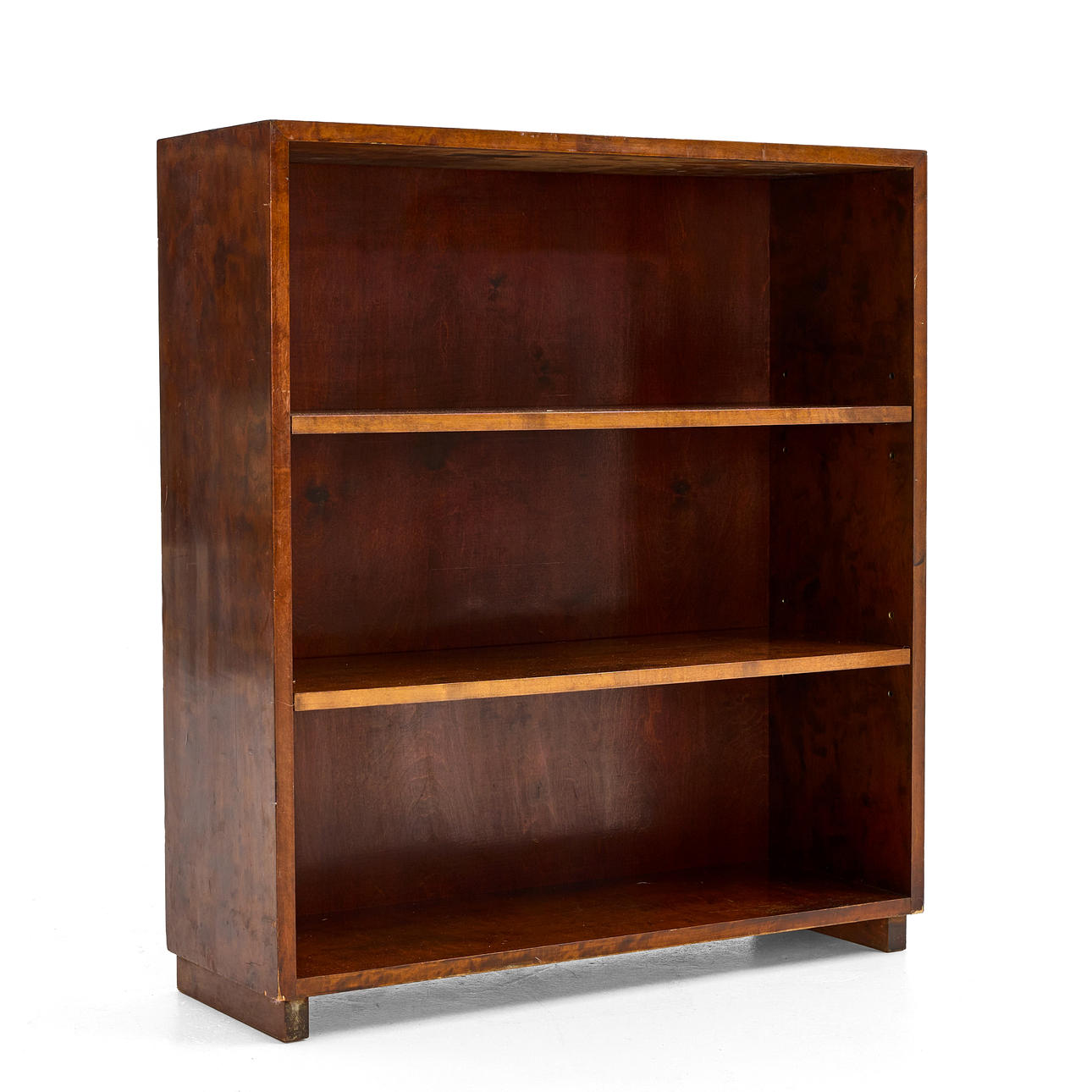 Bookcase, two shelves, birch veneer.