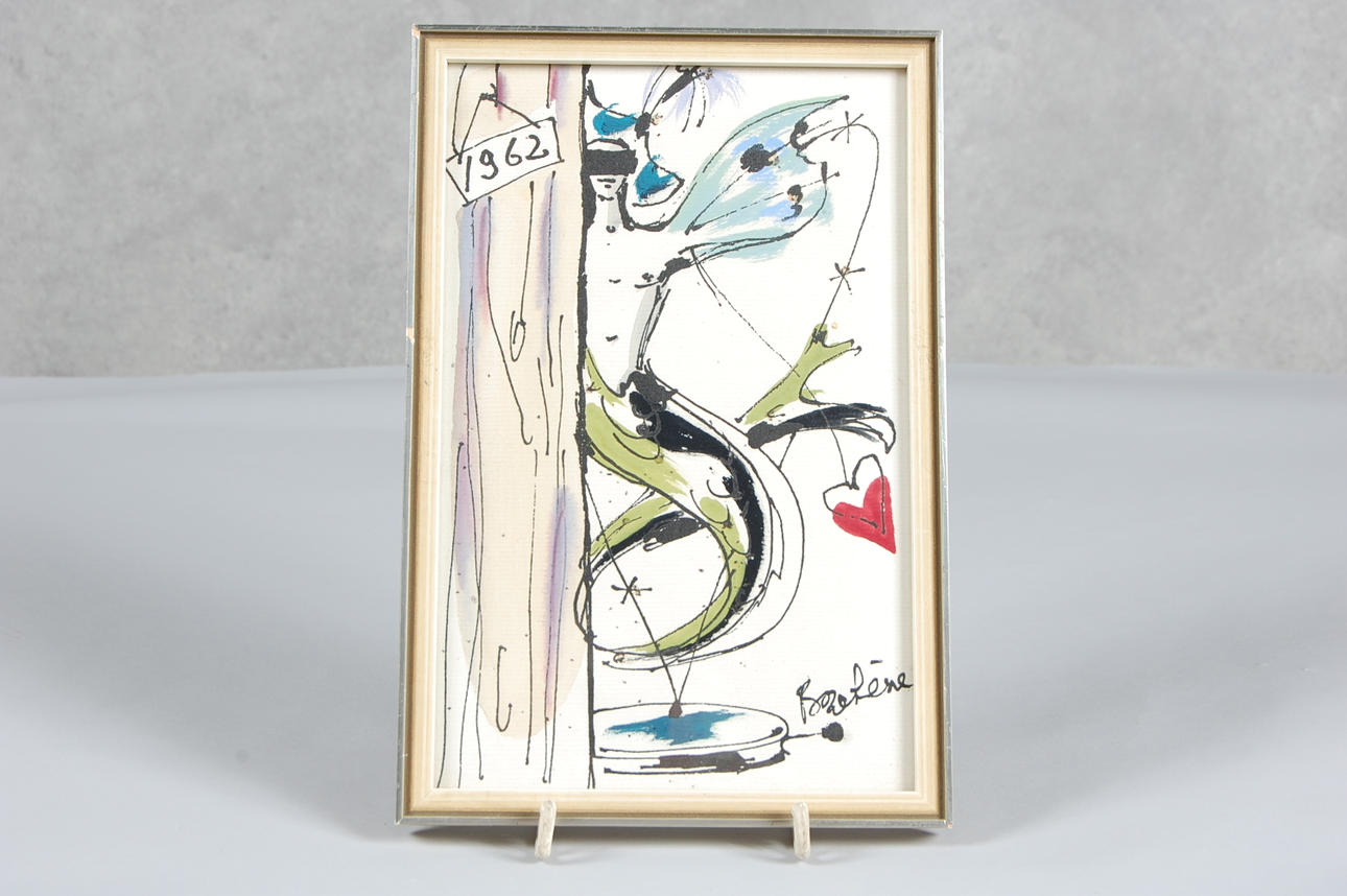 DIMITRI BOUCHENE. 1893-1993, signerad, daterad, 1962.