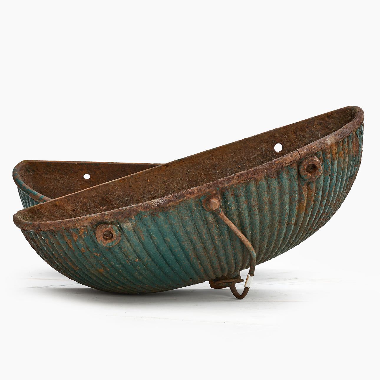 FODERKRUBBOR, 2 st, gjutjärn.