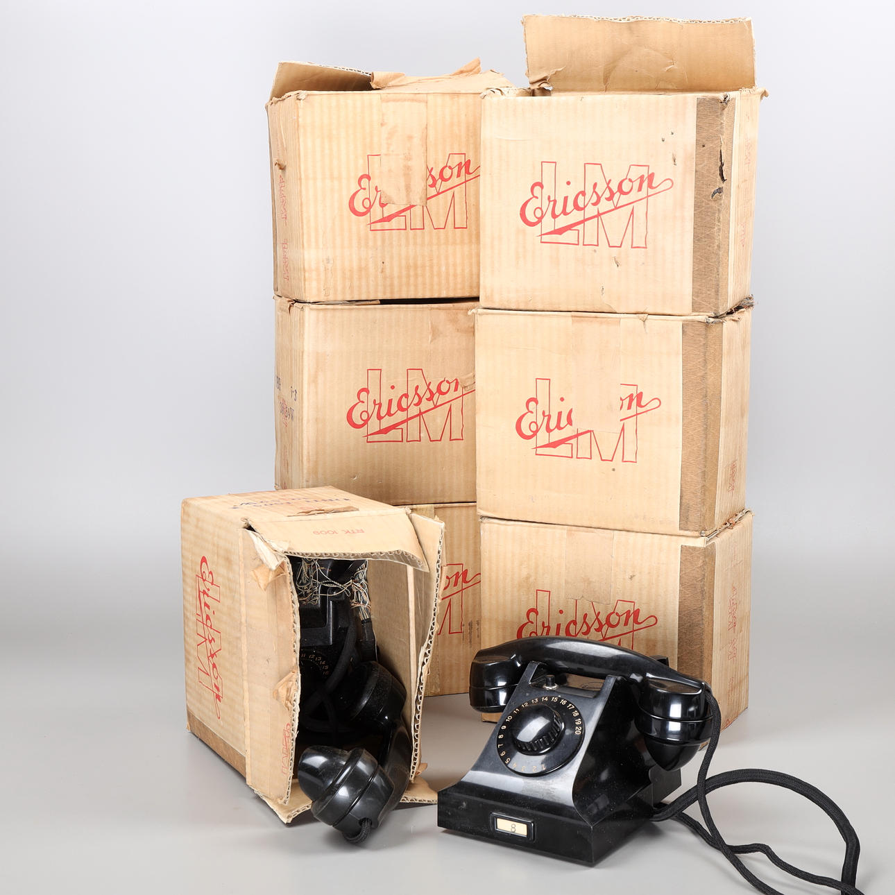 LINE SELECTORS/TELEPHONE APPARATES/, 8 pcs, LM Ericsson, 1931 version.