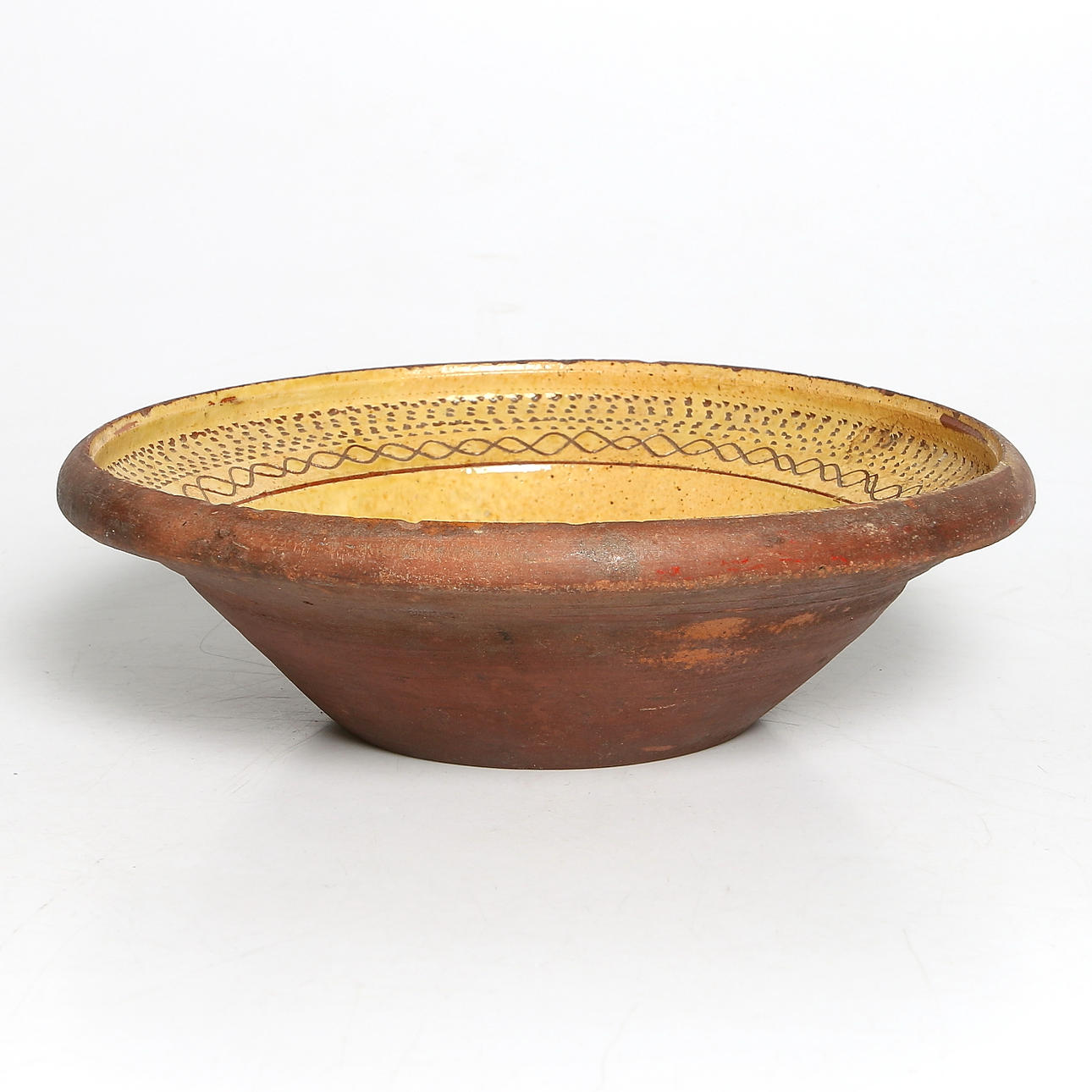 SKÅL, lergods, allmoge, Skåne, daterad 13/7 1866.