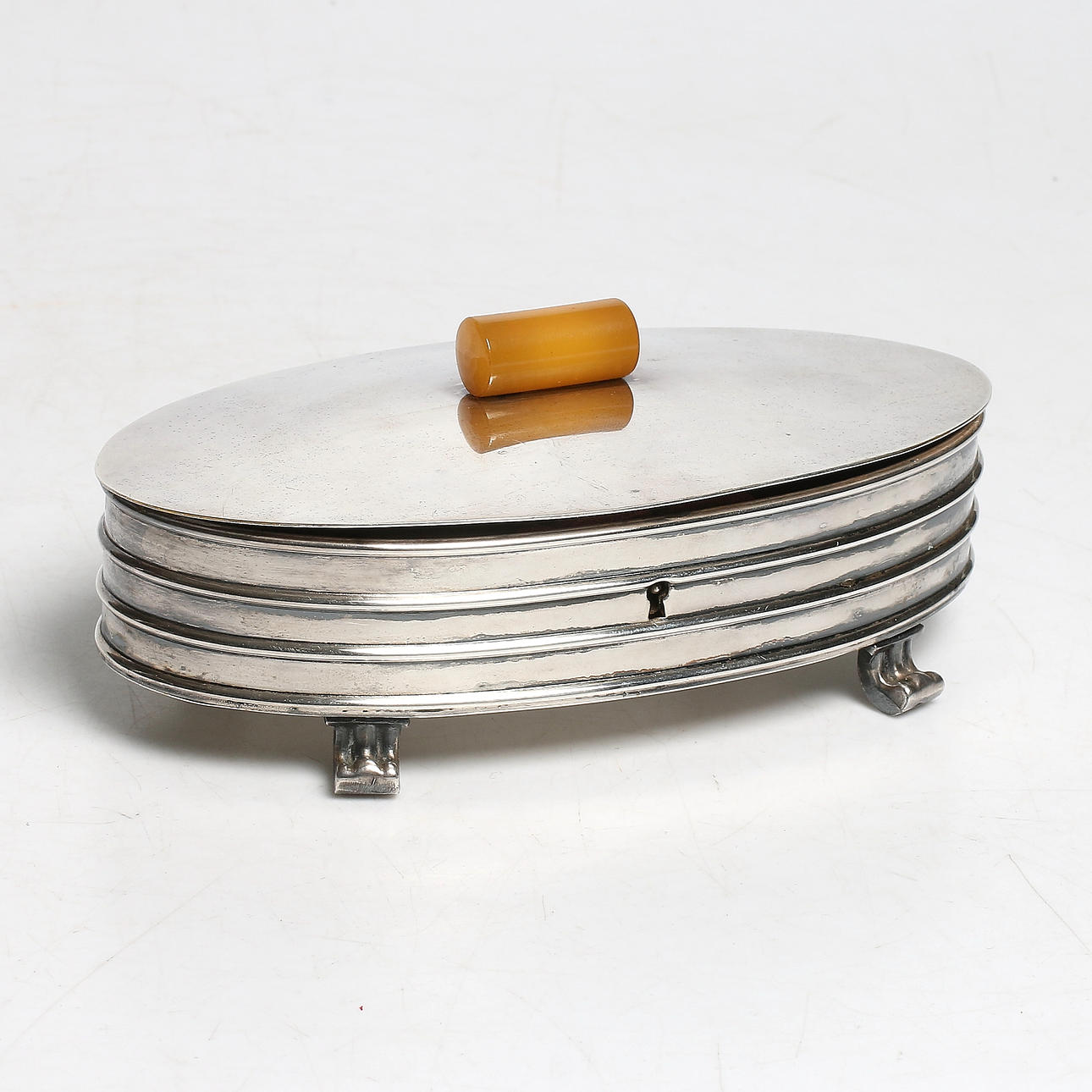 ASK/SKRIN, nysilver, art deco, märkt NK. 1900-talets första hälft.