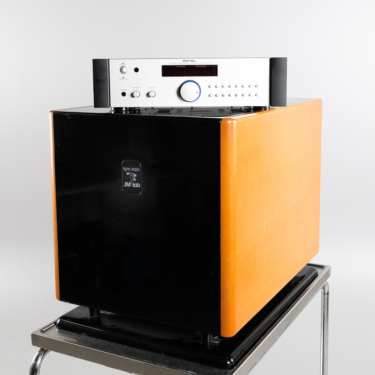 JM LAB, Sound system, Utopia + amplifier rotel ra-1070.