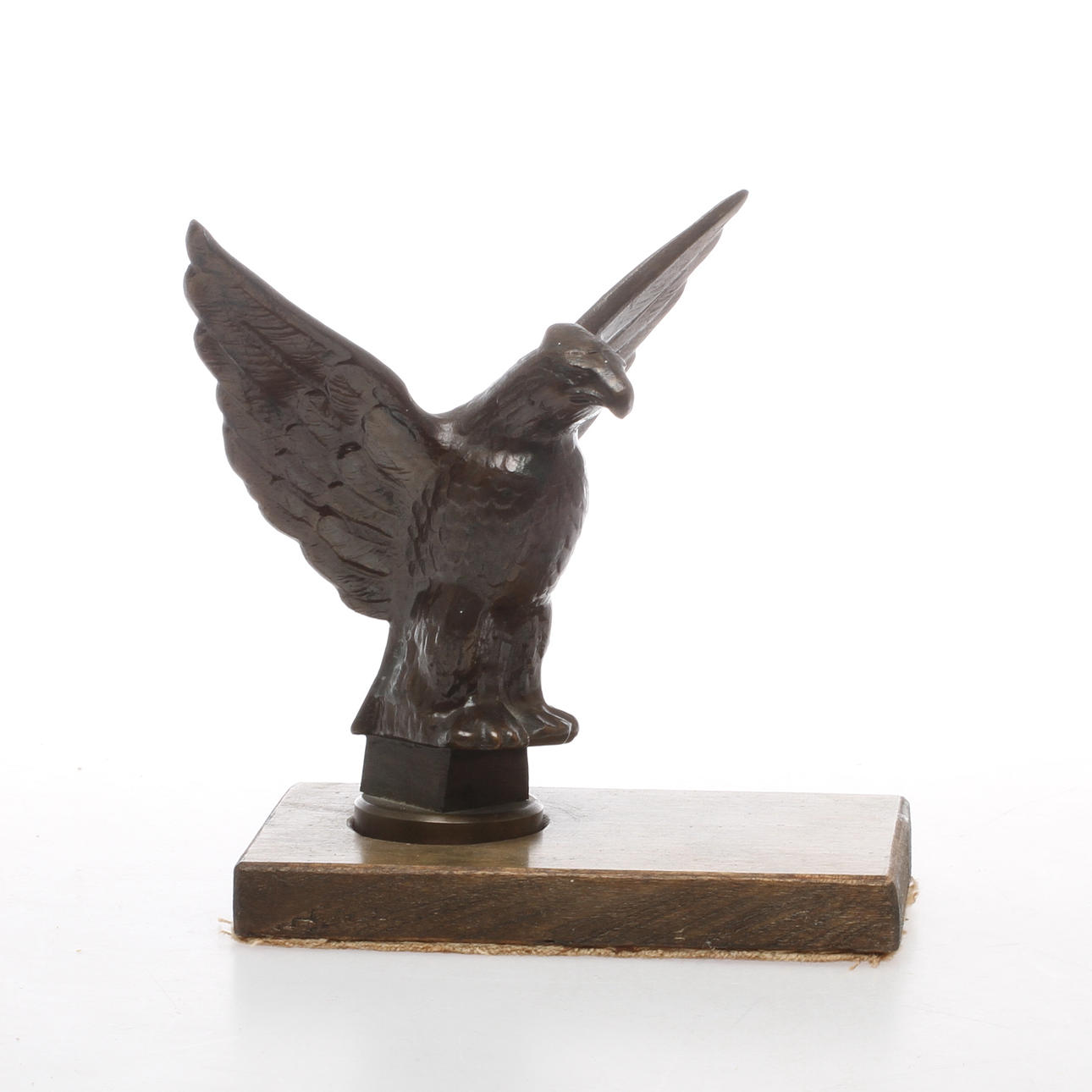 SIGILLSTÄMPEL, brons, med handtag av örn, 18/1900-tal.