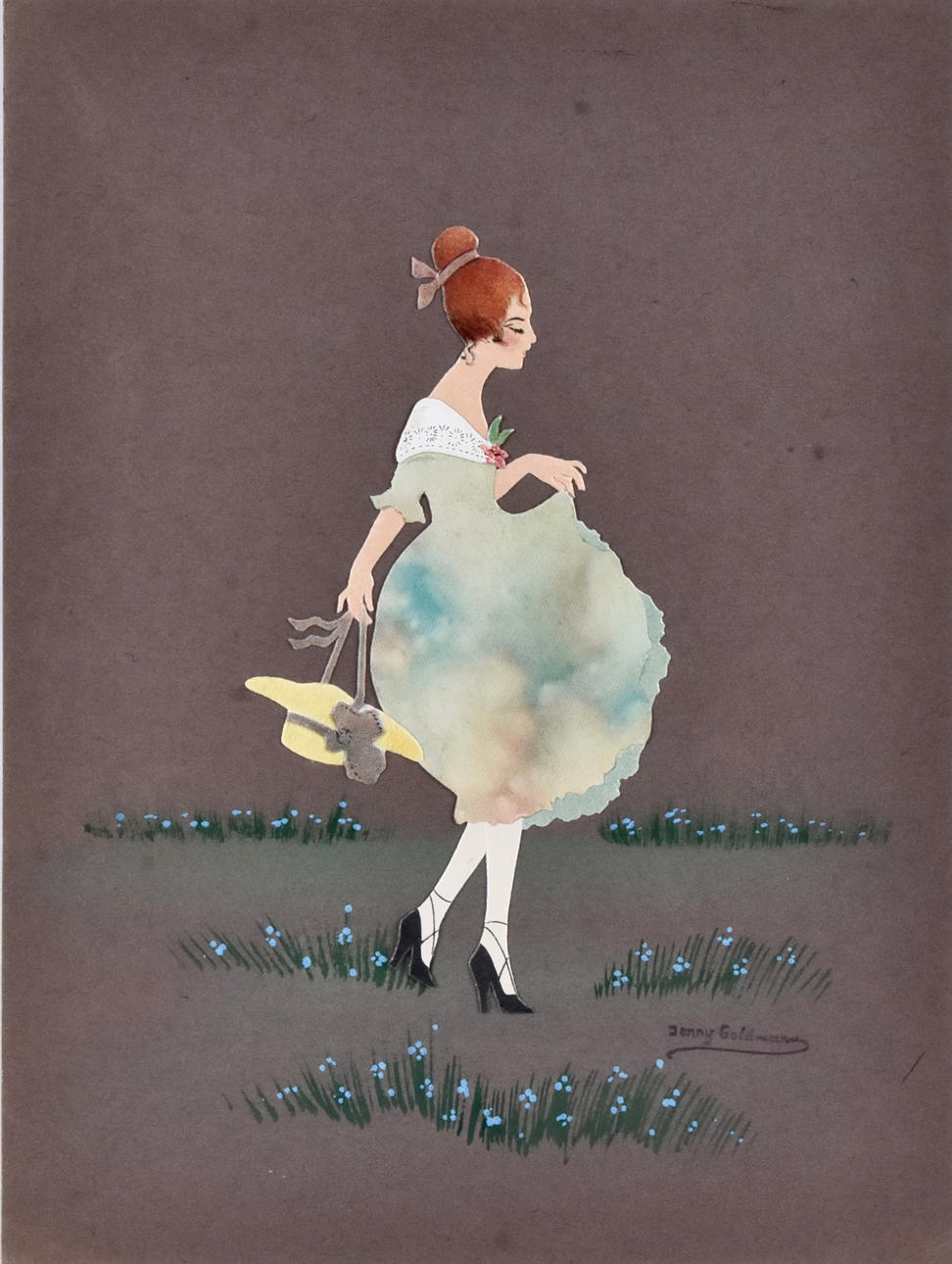 JENNY GOLDMAN. Mixed media.