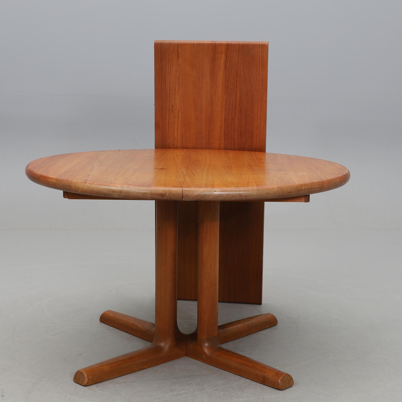 A teak dining table, Dyrlund, Denmark.