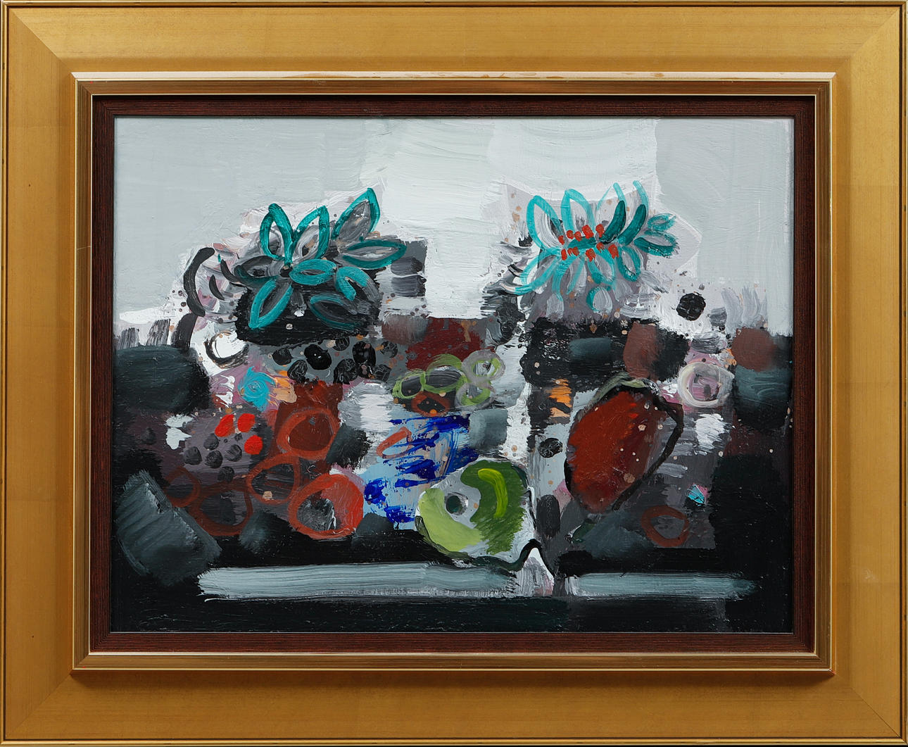 KULO GREEN. Still life, oil on panel.