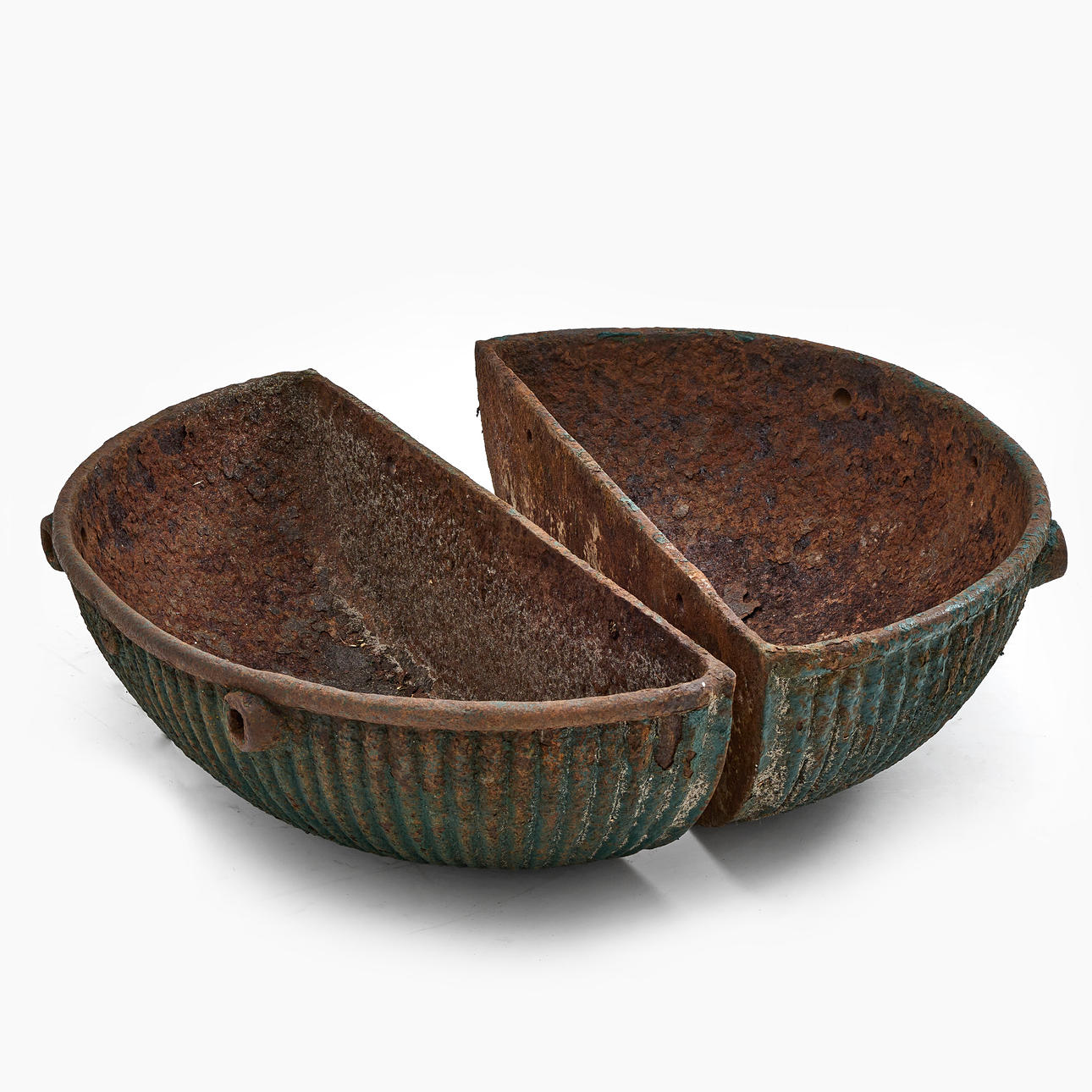 FODERKRUBBOR, 2 st, gjutjärn.