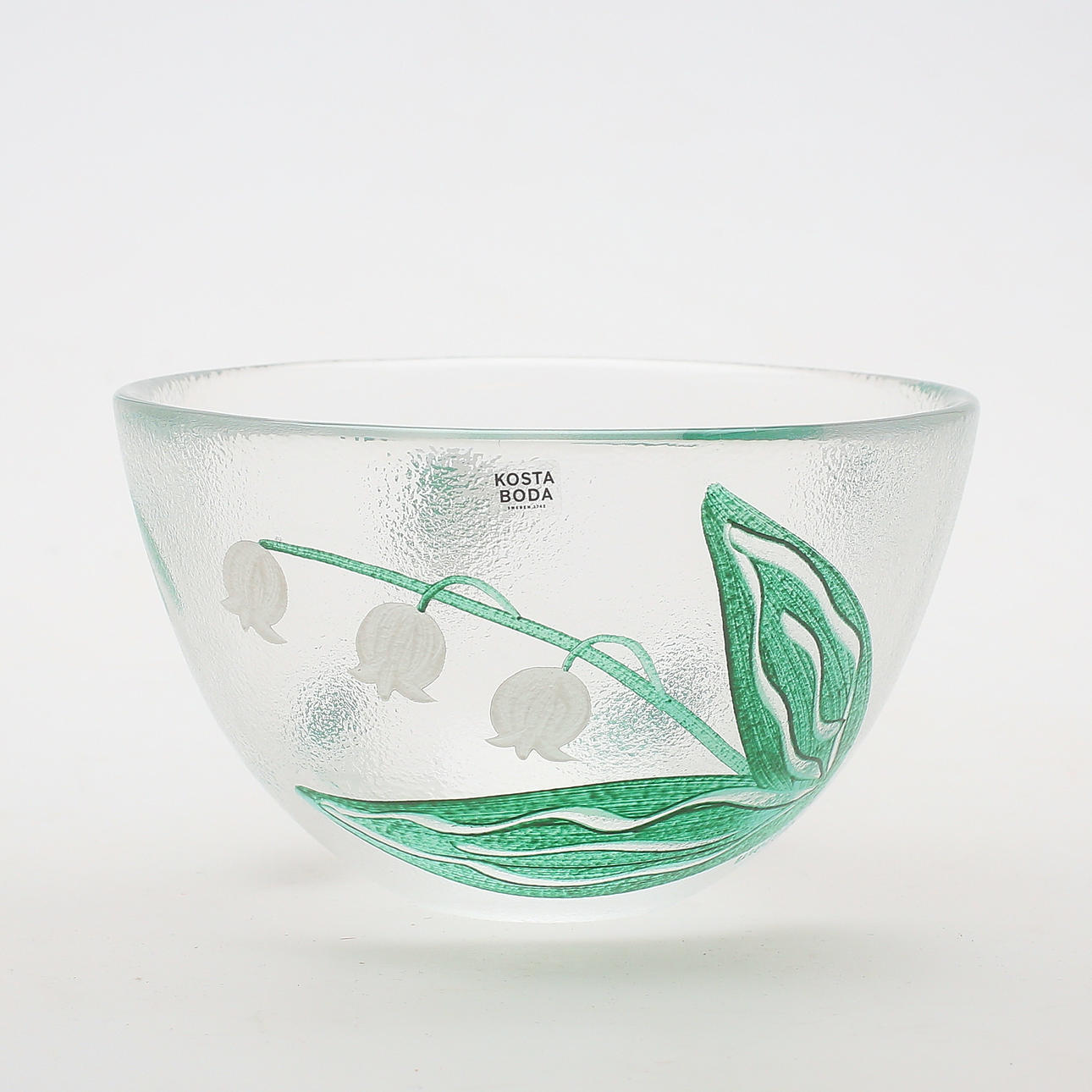 SKÅL, glas, Ulrica Hydman-Vallien, Kosta Boda, 1900-talets andra hälft.