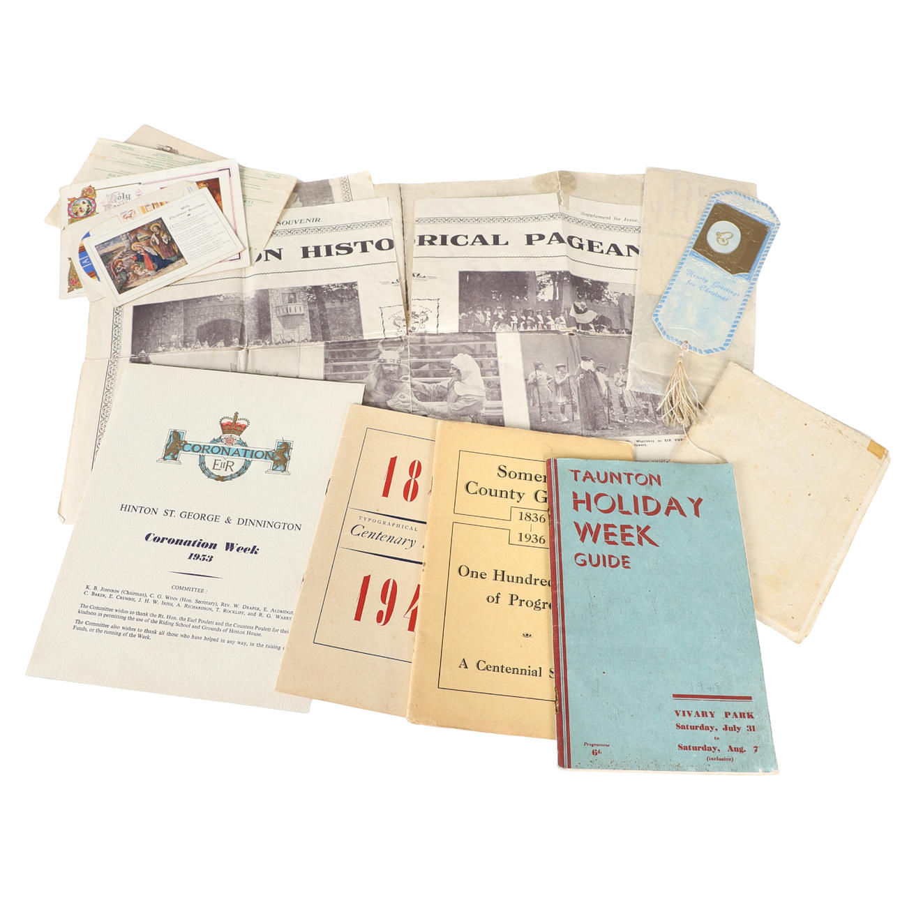 A COLLECTION OF ASSORTED EPHEMERA.