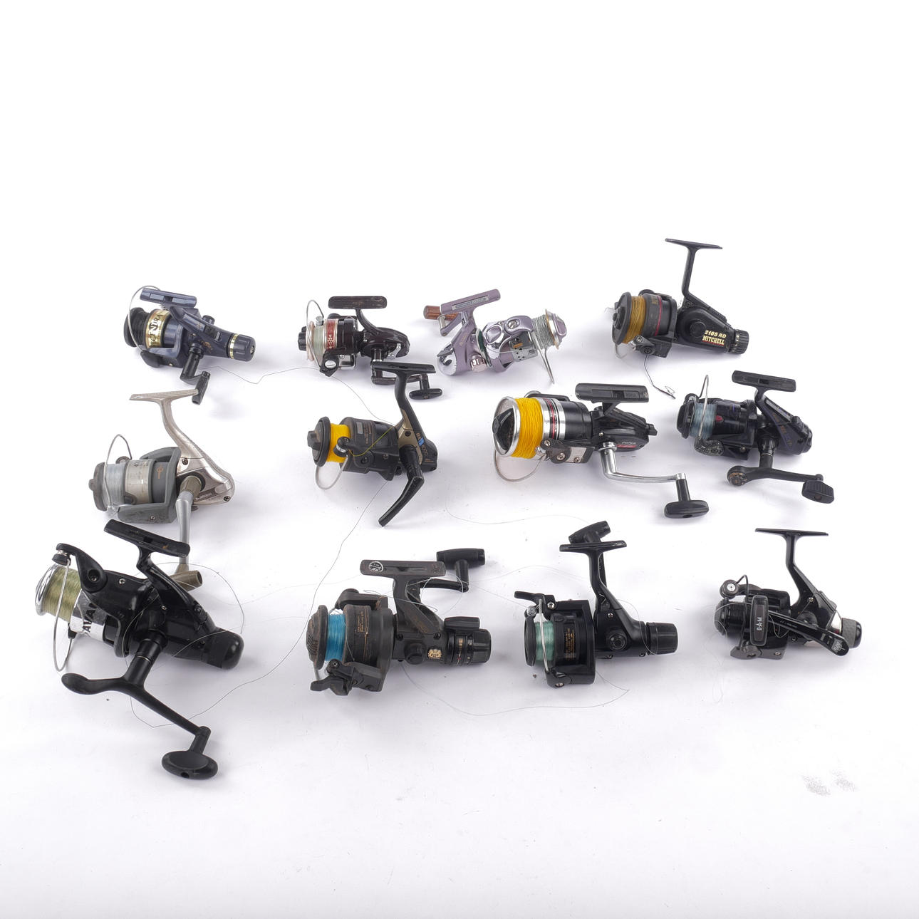 FISKEHJUL, 12 stk., spole.