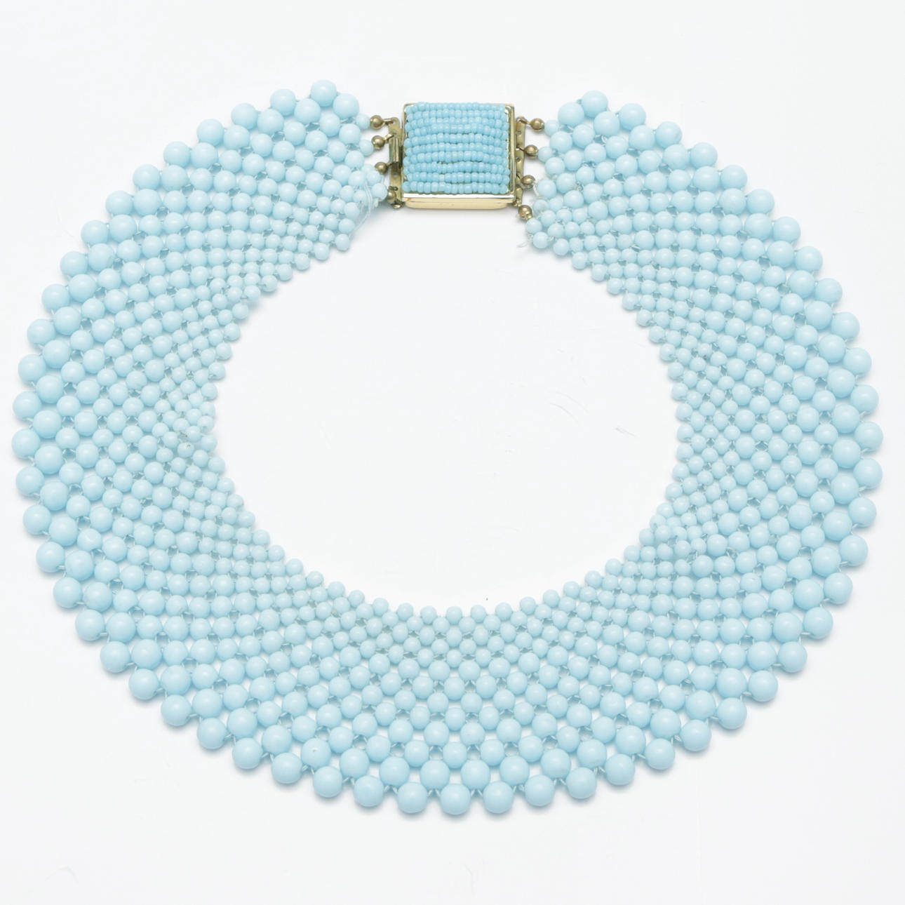 A 20th century turquoise necklace.