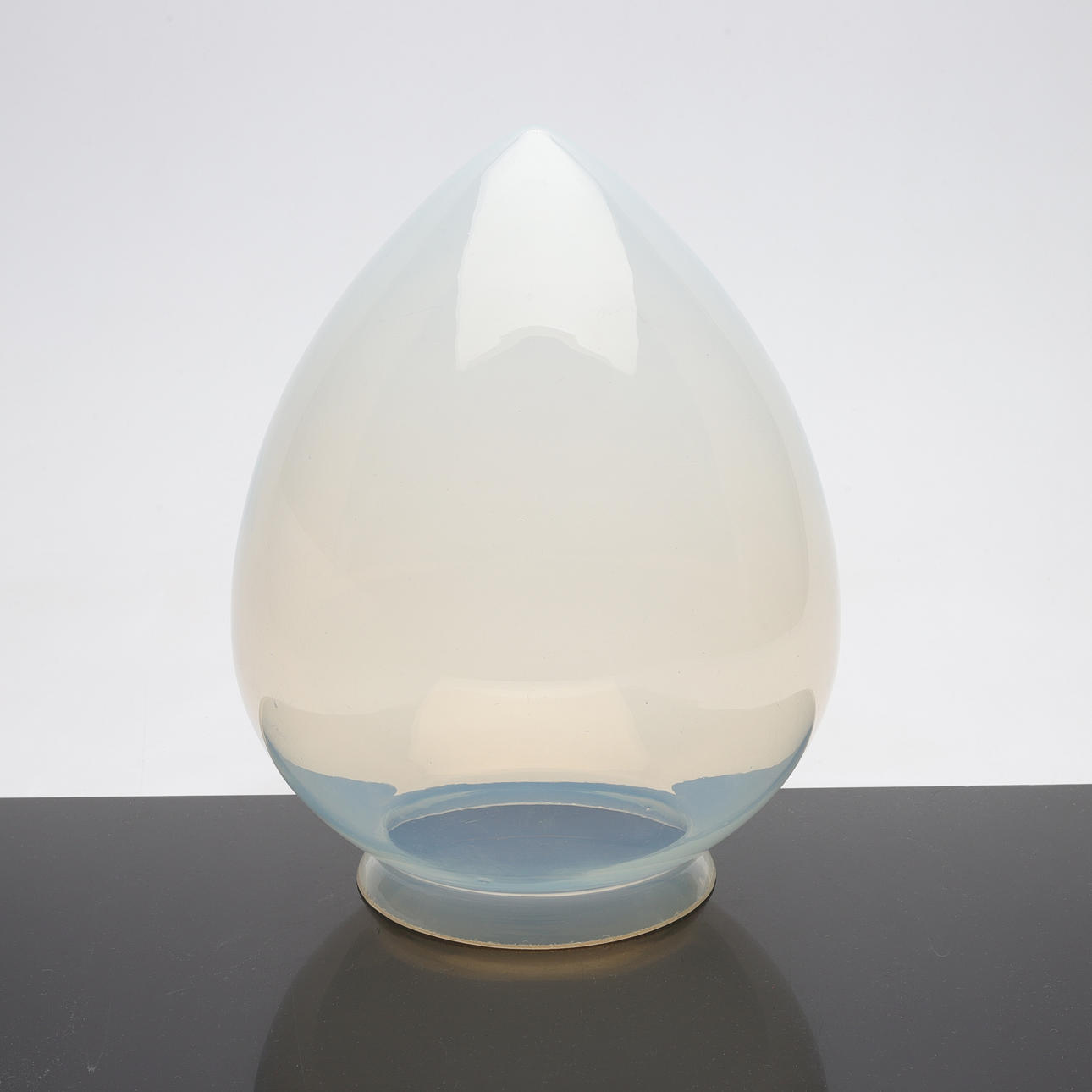 LAMPEKOP, glas, 1800-/2000 århundrede.