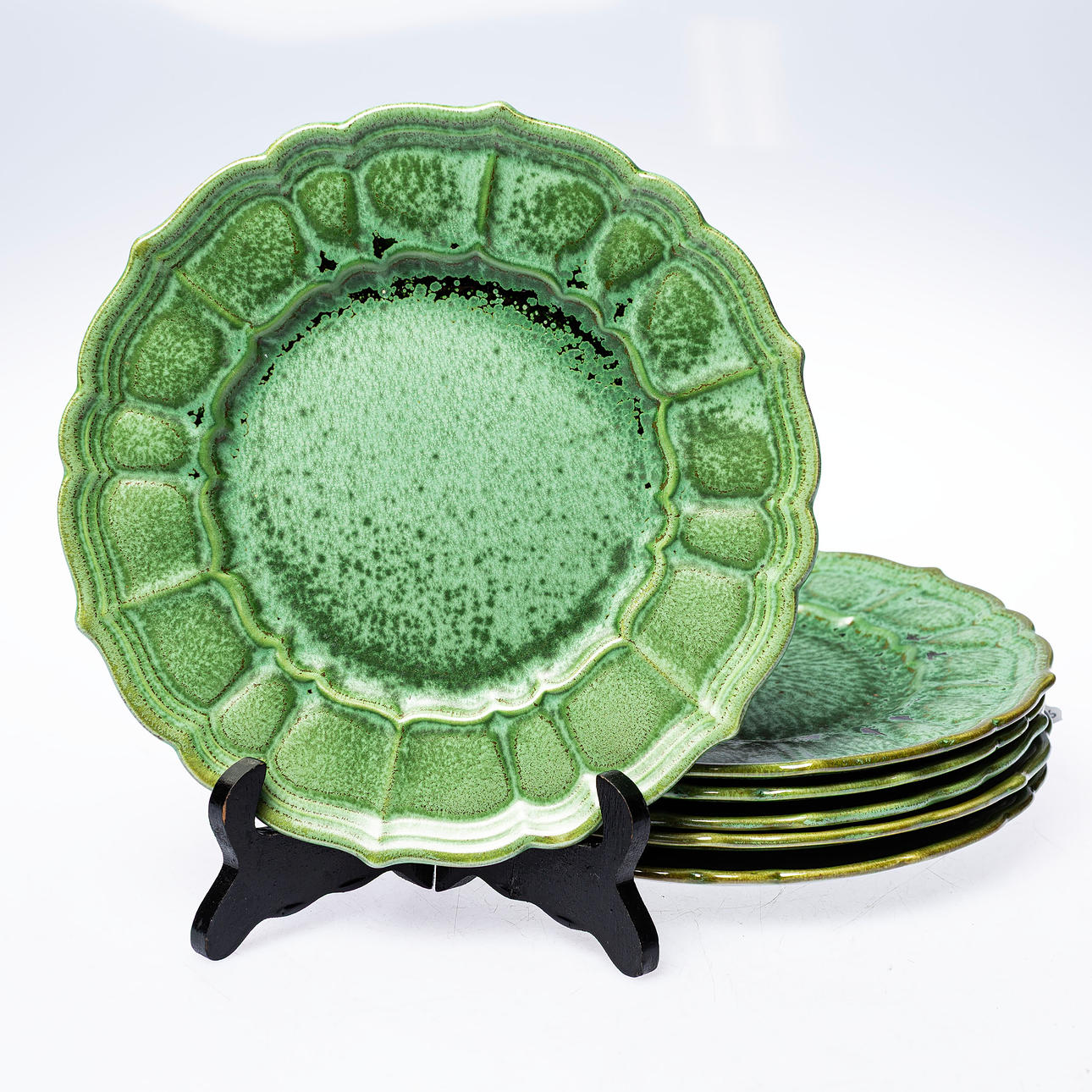 ARTHUR PERCY. Fruit tableware sets, 6 tableware sets, Gefle Porslinsfabrik, first half of the 20th century.