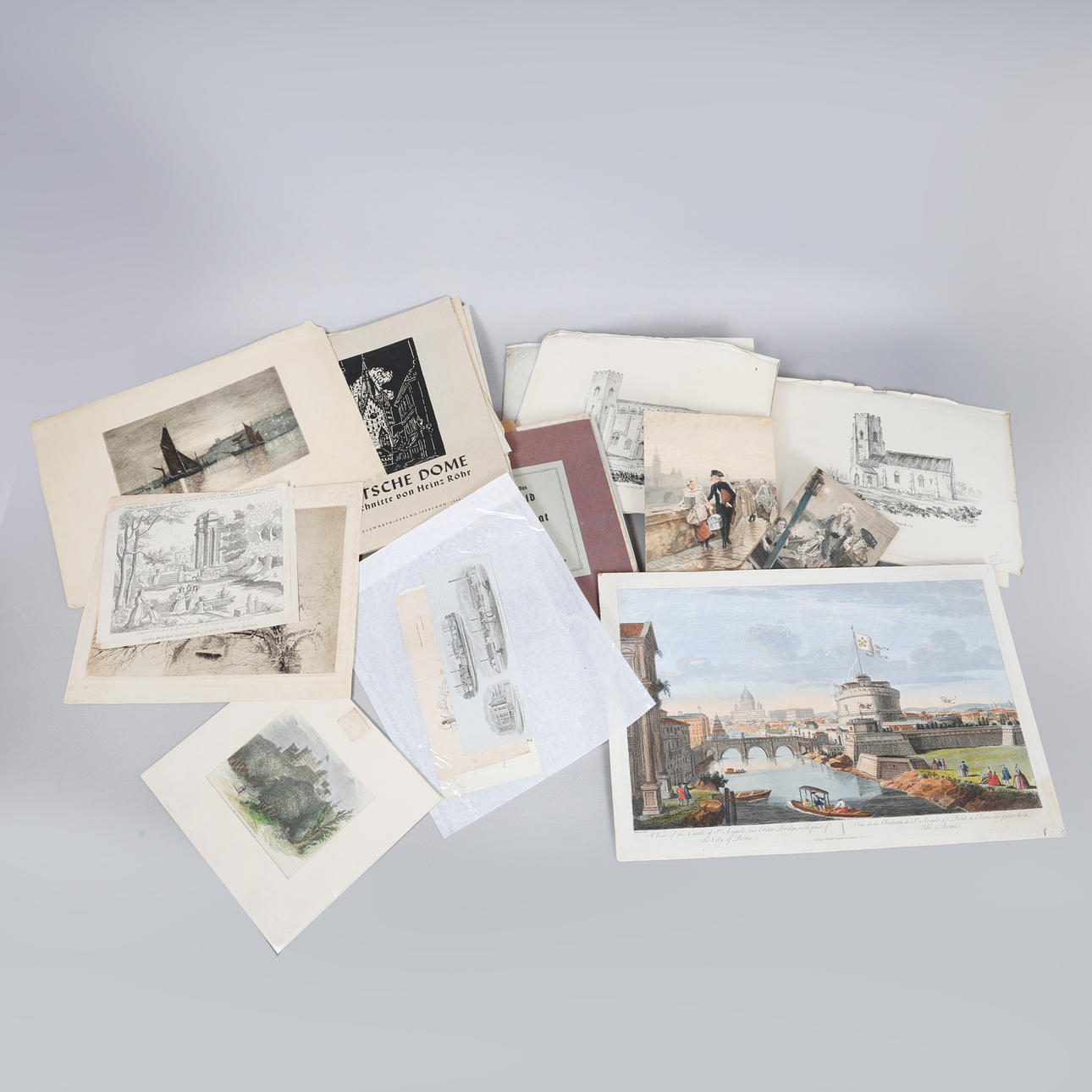 A COLLECTION OF ENGRAVINGS (QTY).