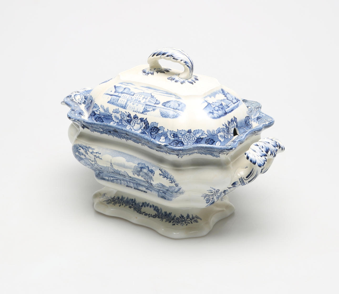 TERRIN, keramik, Svenska slott, "Skåne", Rörstrand.